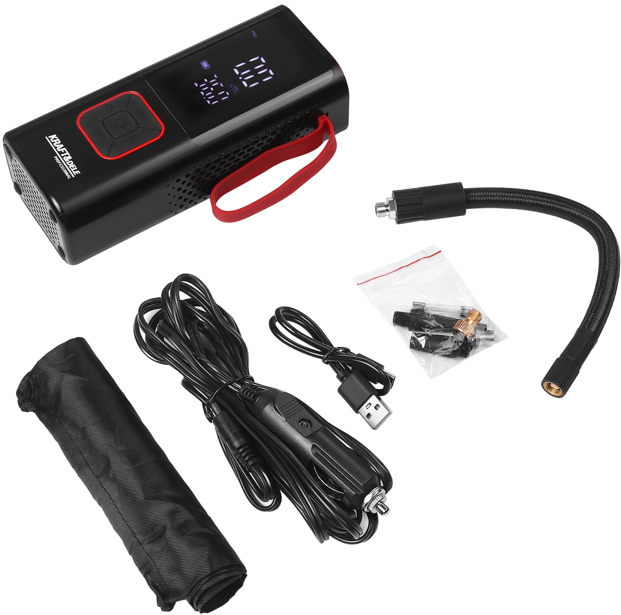 Akumulátorový kompresor 85 W, 7800 mAh KD5497
