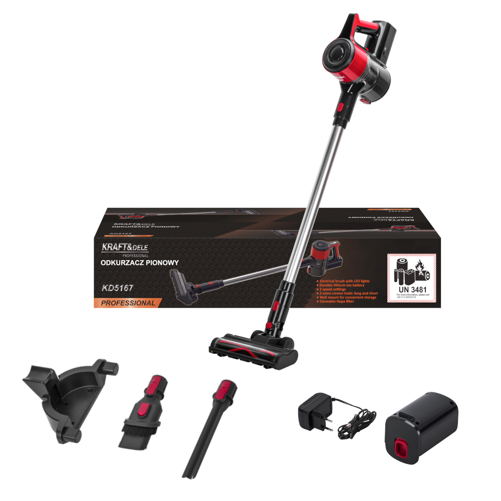 Vertikální vysavač 25,2 V, 2500 mAh KD5167