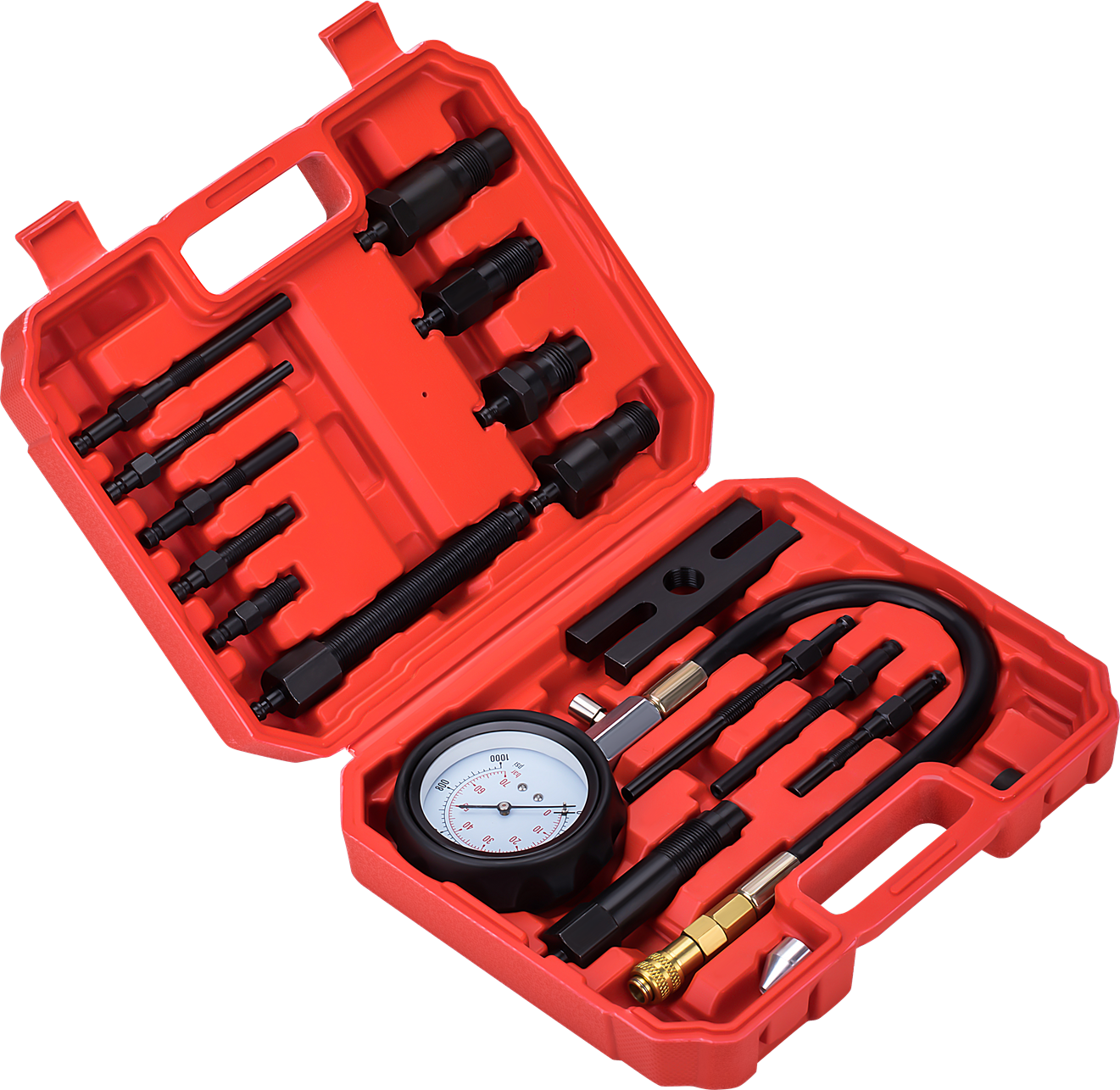 Tester tlaku komprese–diesel 0–70 bar max full KD12516