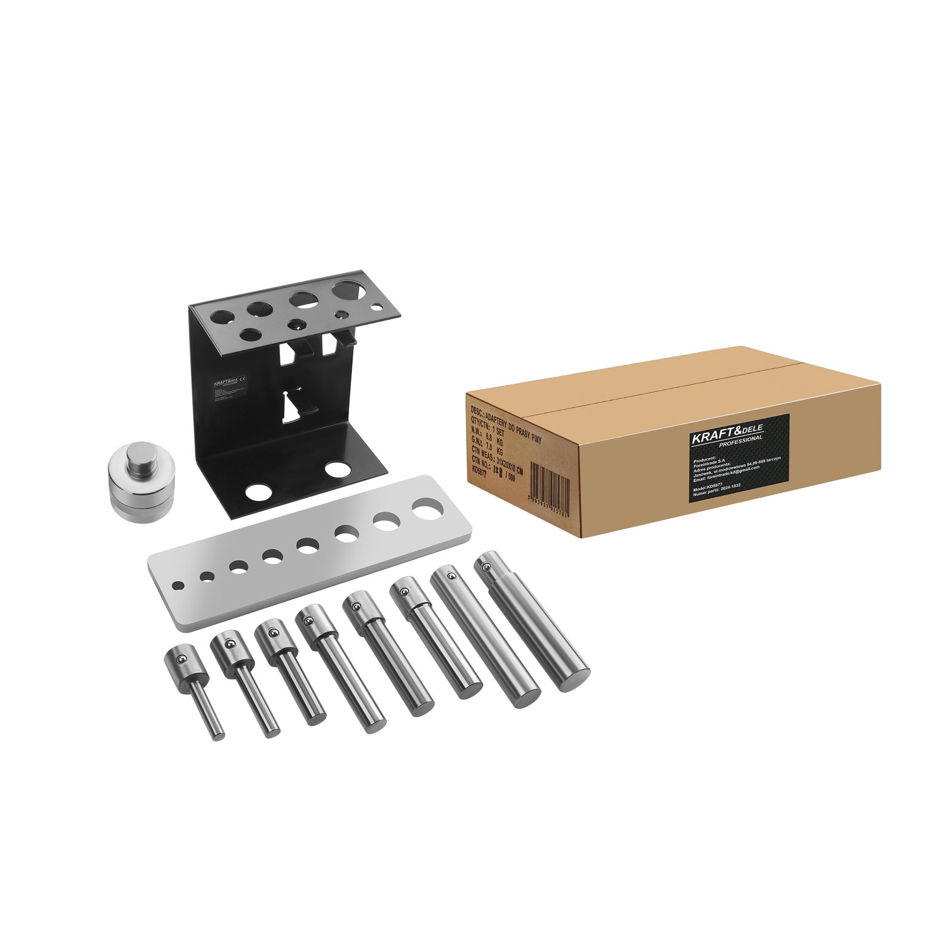 Adaptéry pro hydraulické lisy–čepy KD5877