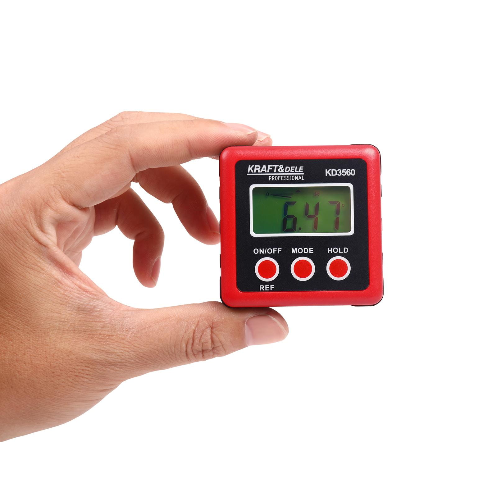 Elektronický digitální úhloměr s magnetem KD3560