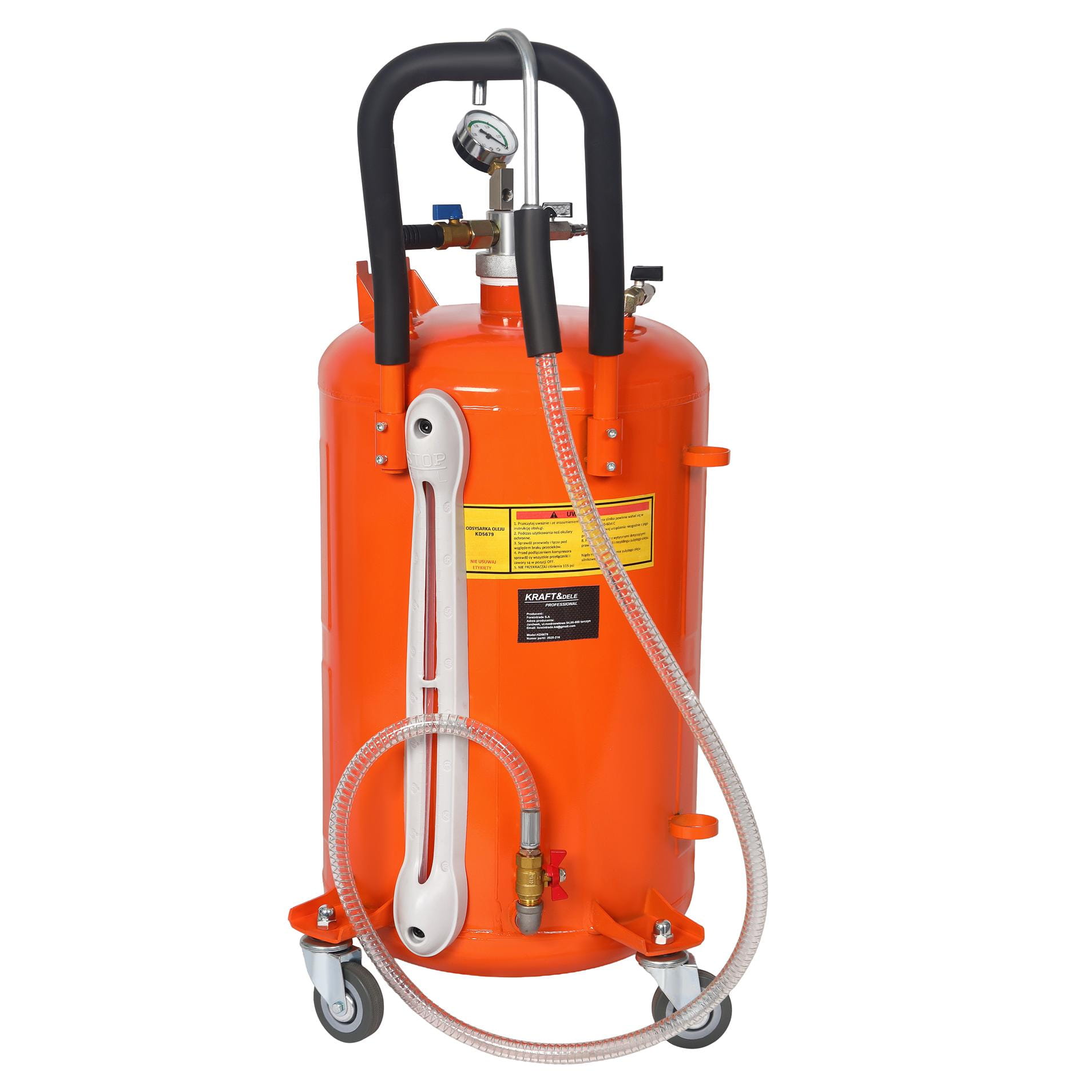 Pneumatická odsávačka a zlevačka oleje 80 l KD5679