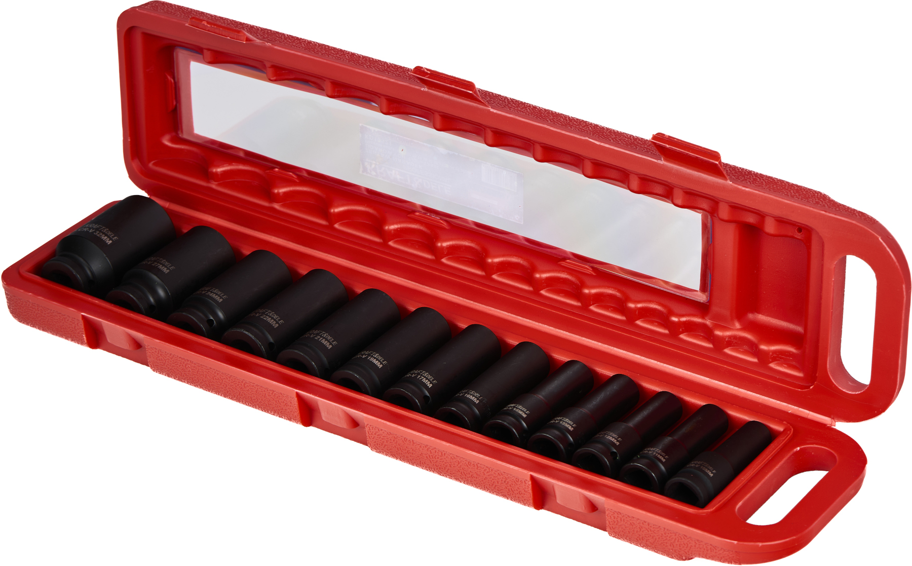 KRAFT&DELE Sada rázových hlavic 1/2", 10–30 mm KD10521