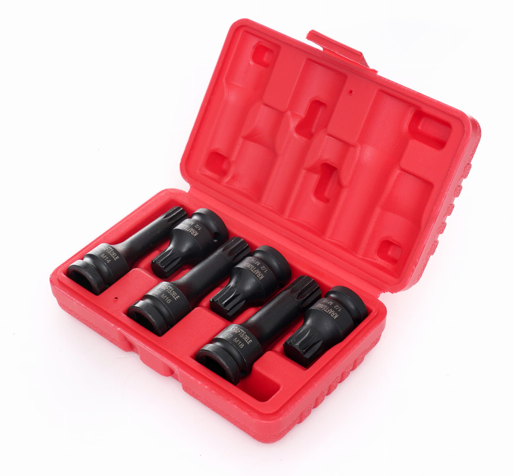 Sada rázových hlavic 1/2", M14, M16, M18,6 ks KD11761