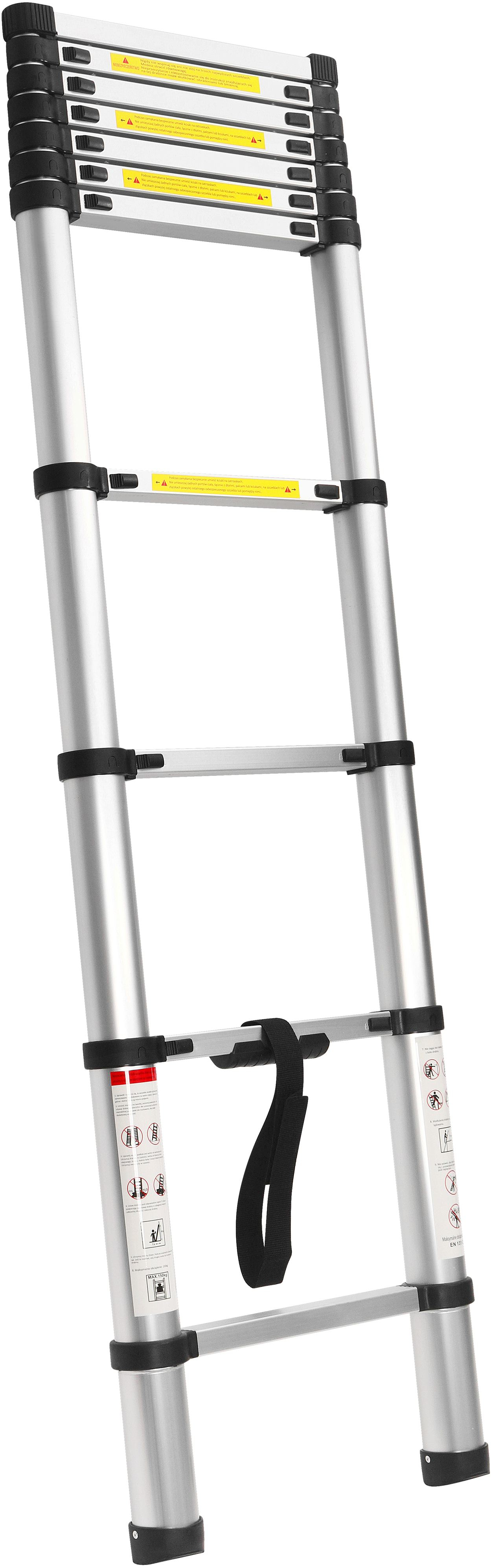 Hliníkový žebřík s 10 příčkami / 3,2 m / max. 150 kg KD4073