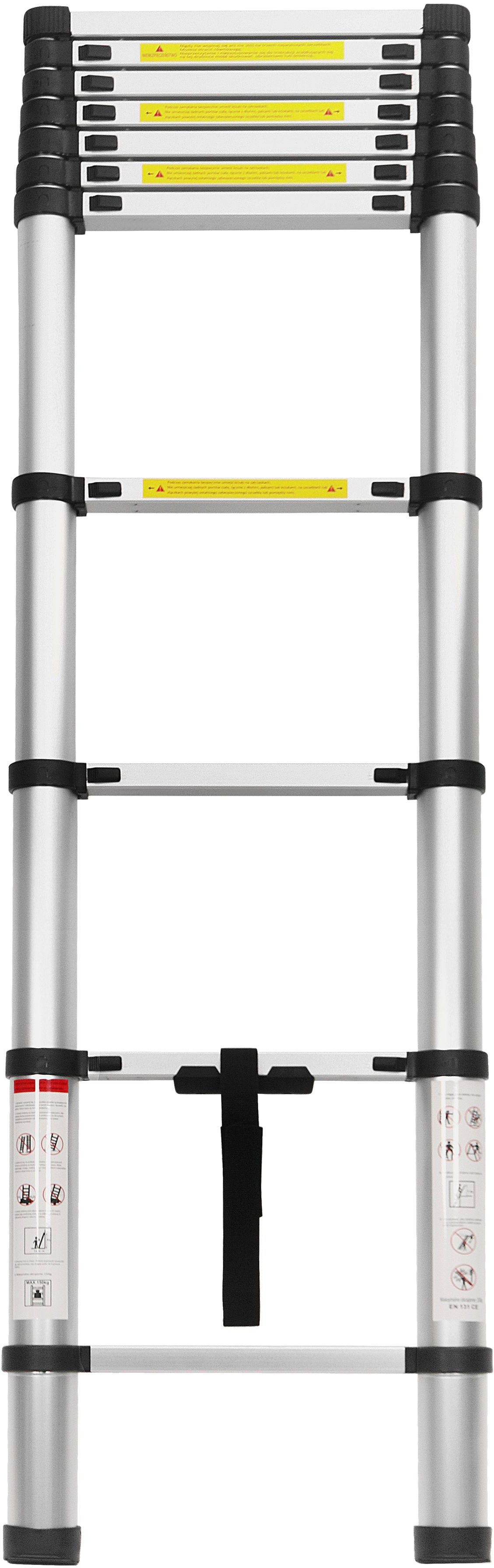 Hliníkový žebřík s 10 příčkami / 3,2 m / max. 150 kg KD4073