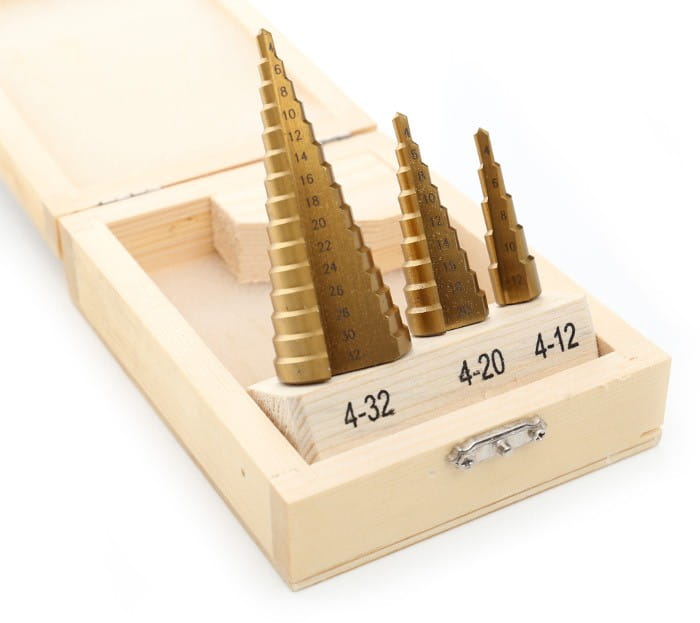 Stupňovité vrtáky 4–32 mm, 3 ks KD10244