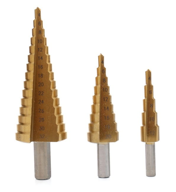 Stupňovité vrtáky 4–32 mm, 3 ks KD10244