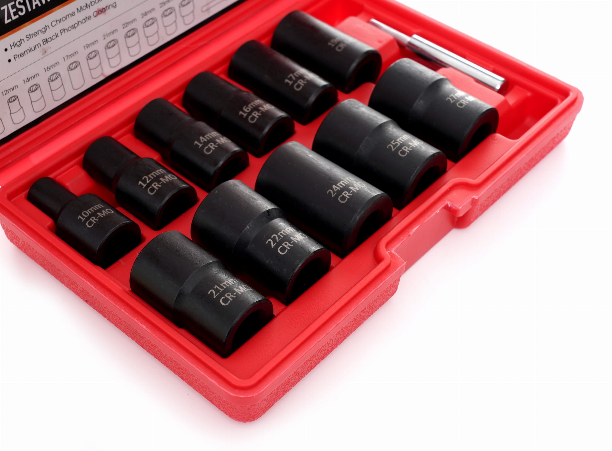 Sada vytahovacích hlavic na poškozené šrouby 1/2", 12 ks KD11792