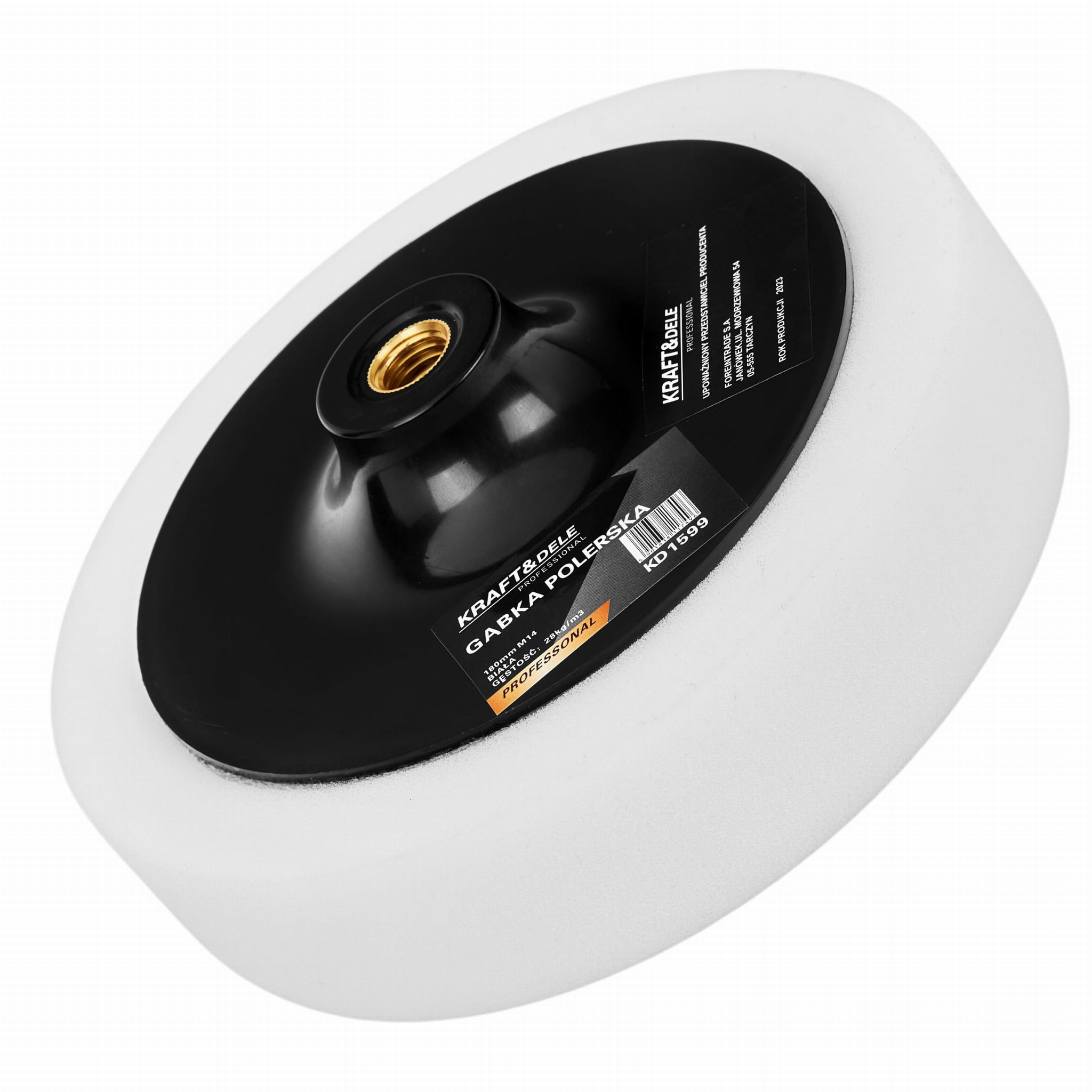 Lešticí houba 180 mm, bílá KD1599