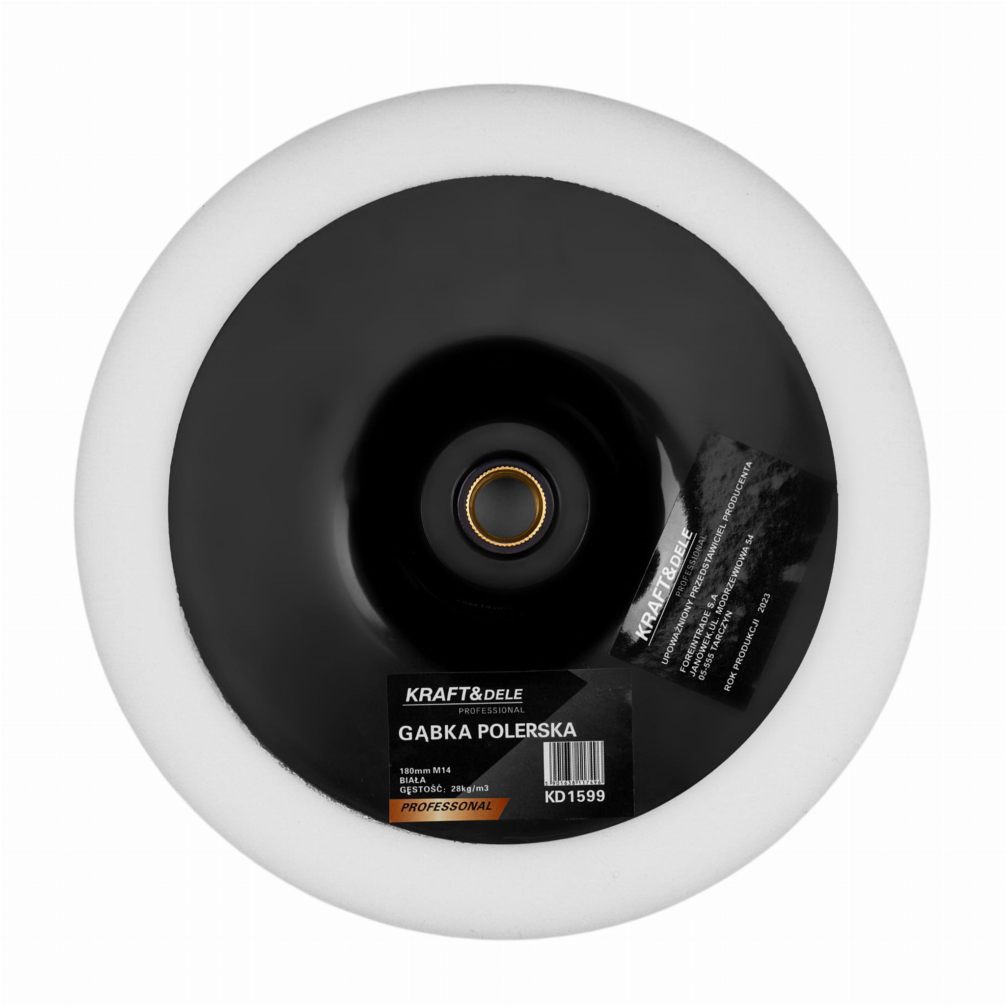 Lešticí houba 180 mm, bílá KD1599