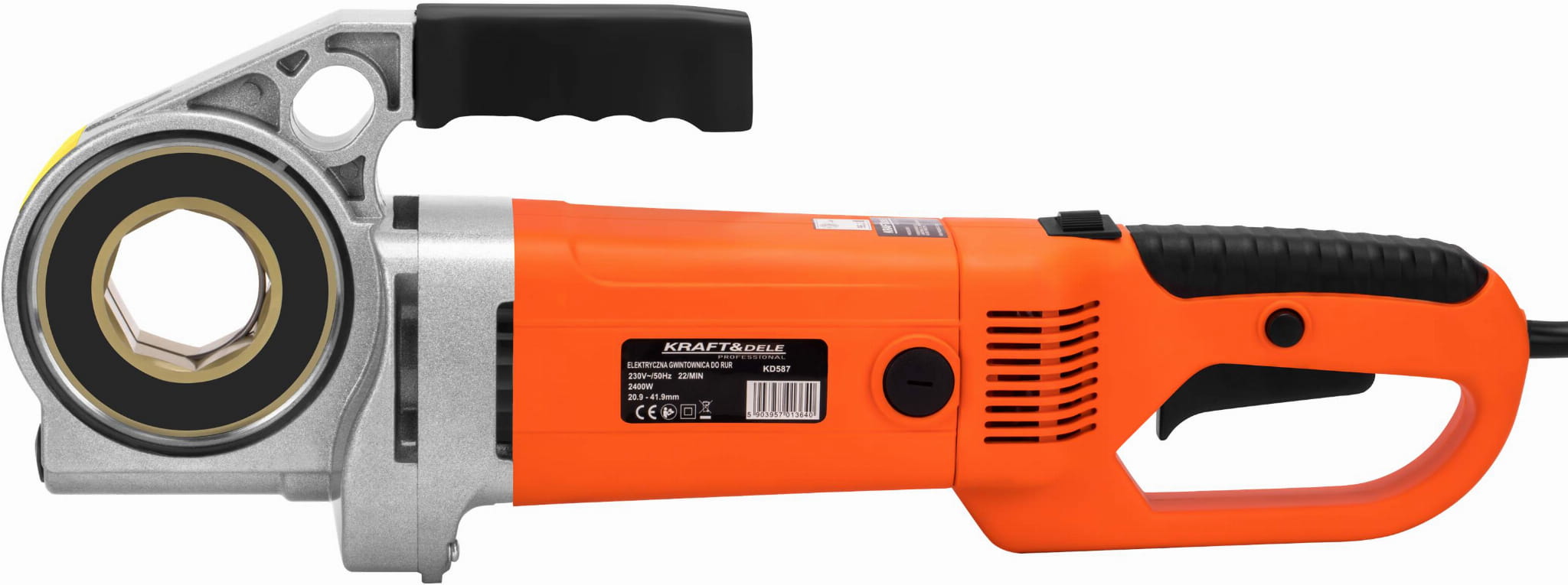 Elektrická závitořezačka na trubky 2400 W KD587