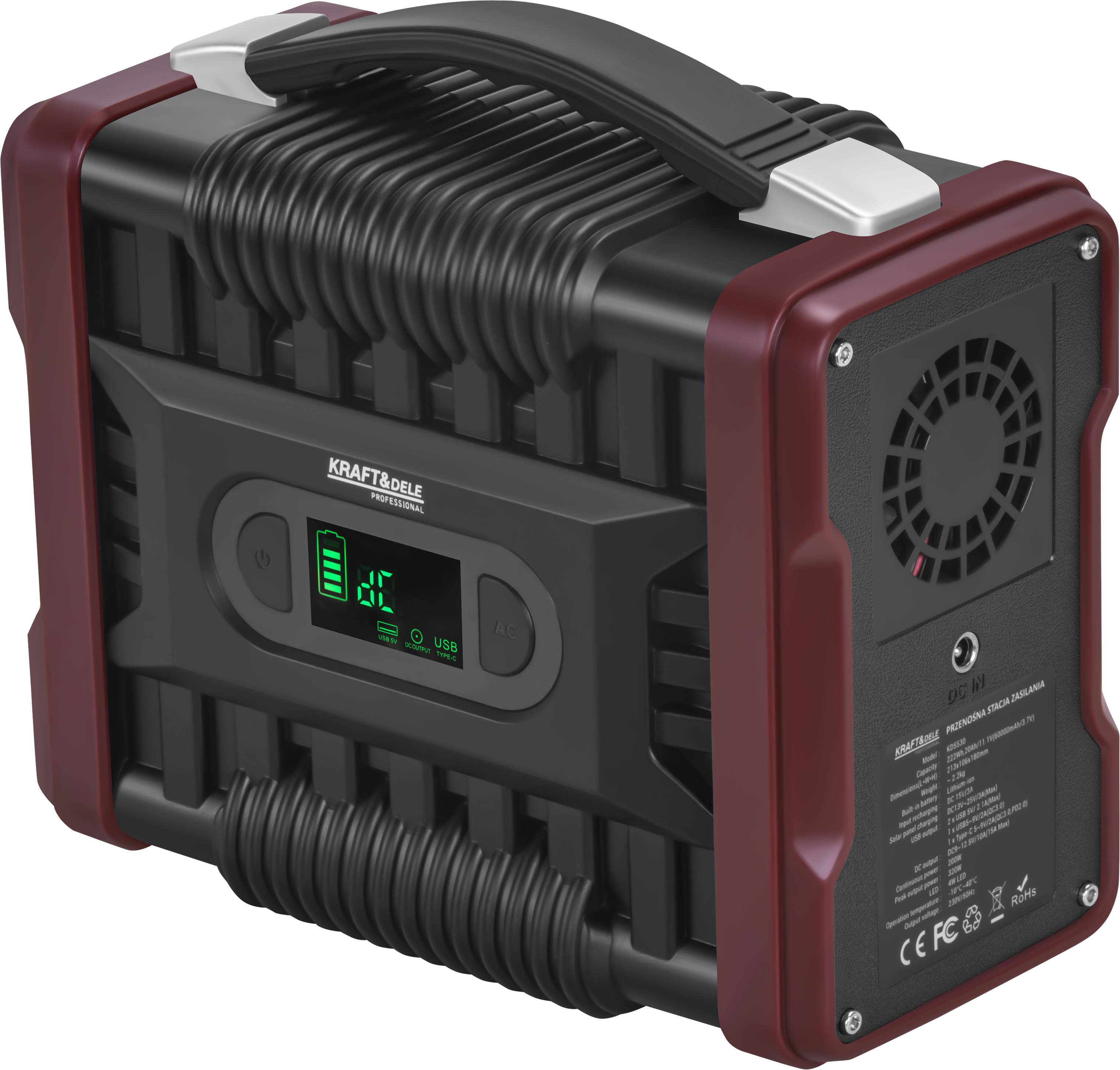 Přenosná nabíjecí stanice 222 Wh / 11,1 V KD5530