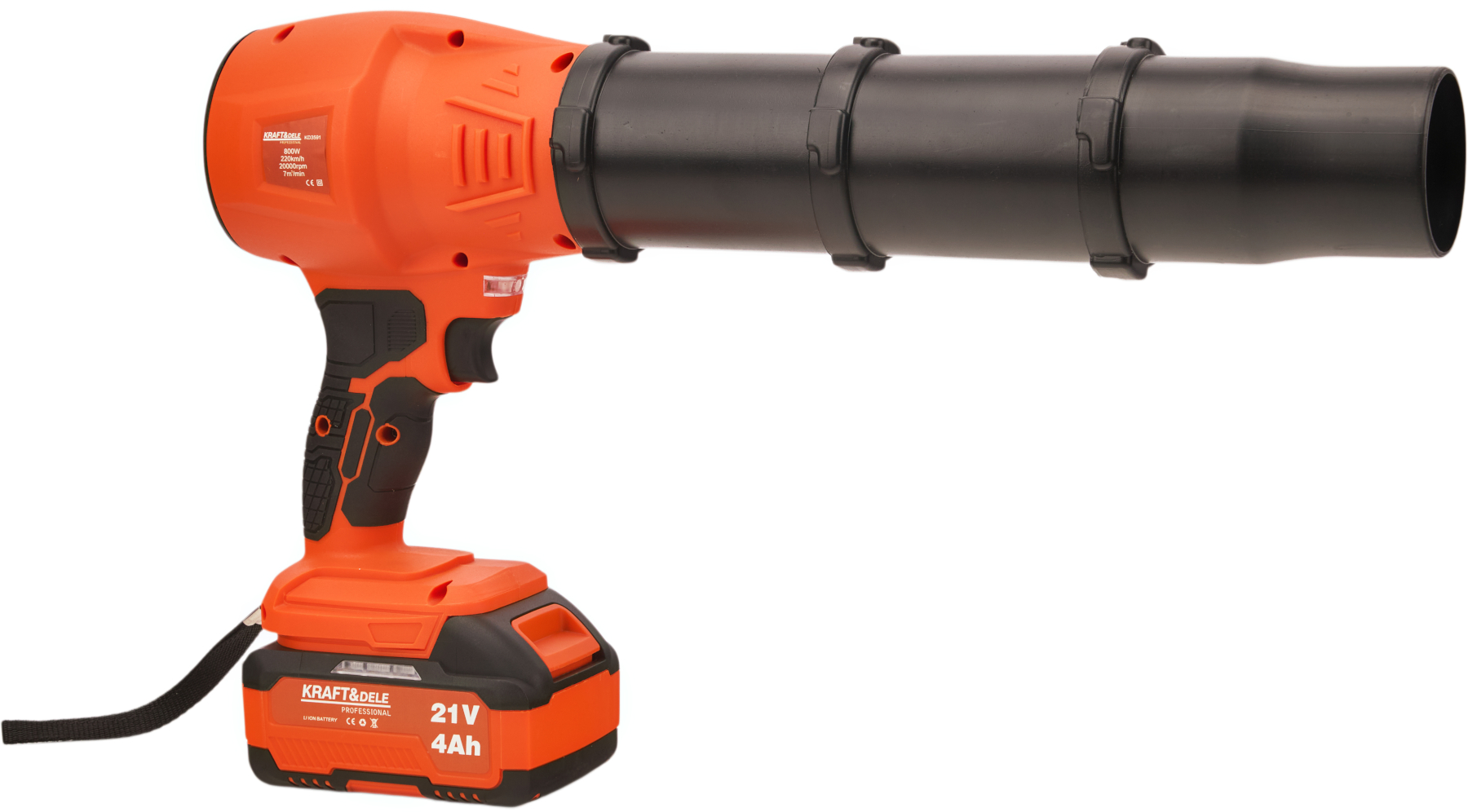 Akumulátorové dmychadlo 21 V, 800 W KD3591