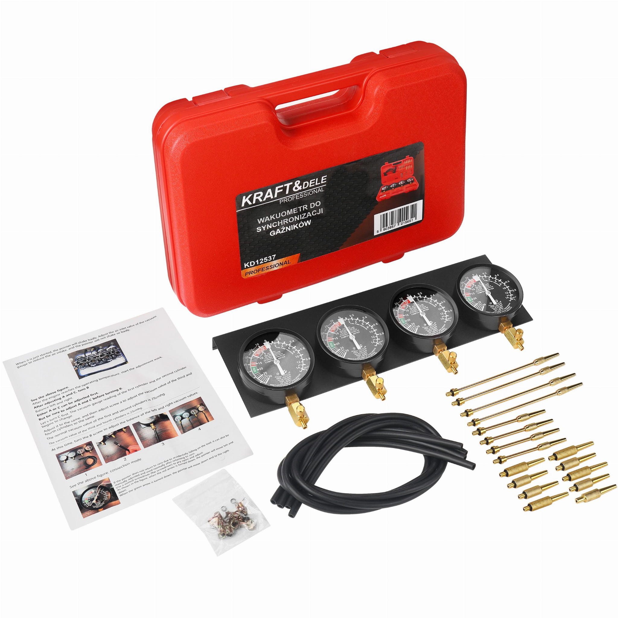 Vakuometr pro synchronizaci karburátorů KD12537