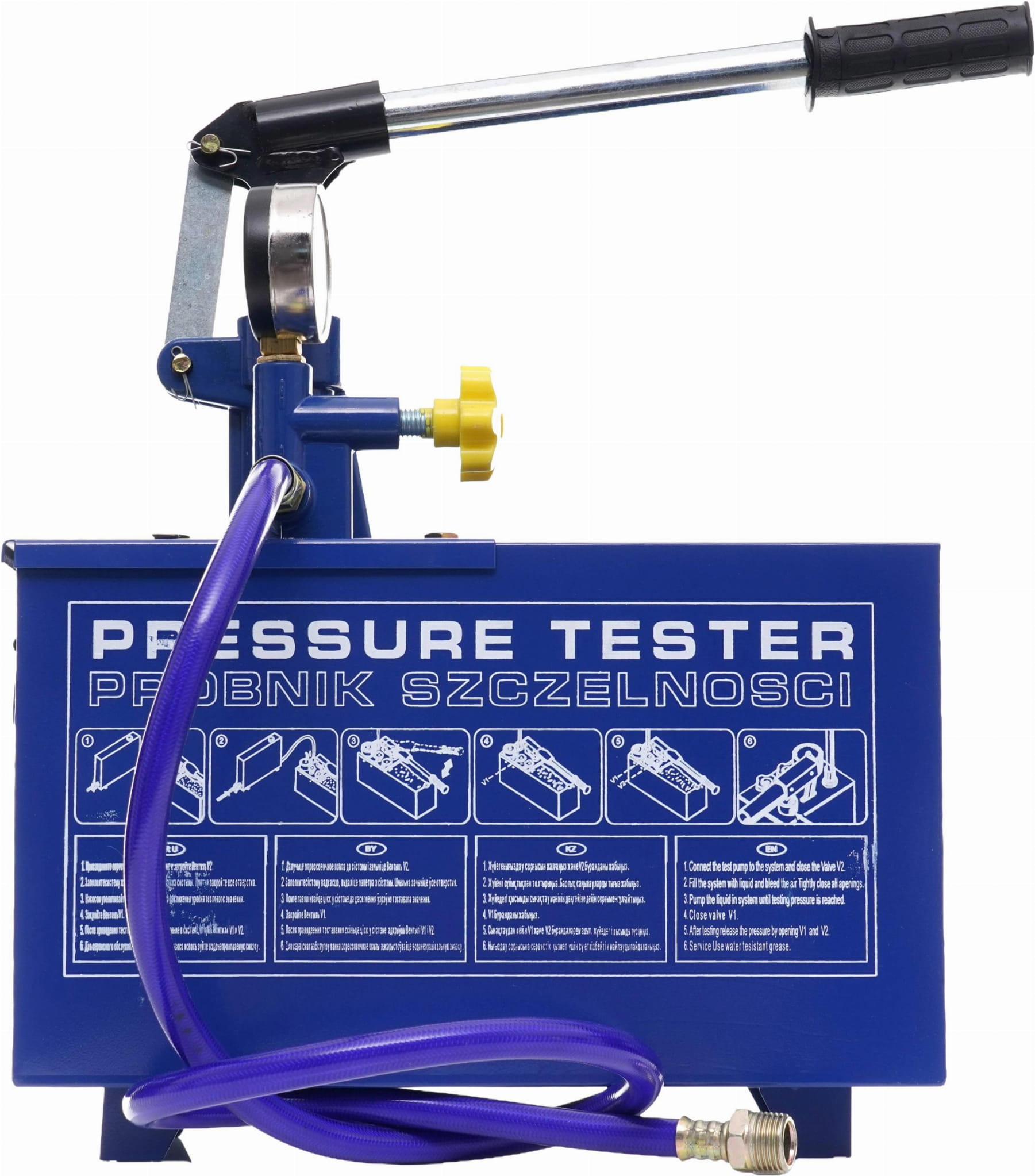 Kontrolní čerpadlo pro tlakové zkoušky 0–40 kg / 30 ml / 12 l KD10479