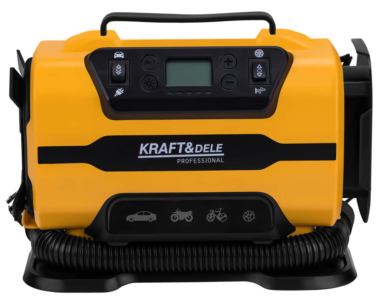 Autokompresor s funkcí svítilny 12/230 V KD3441