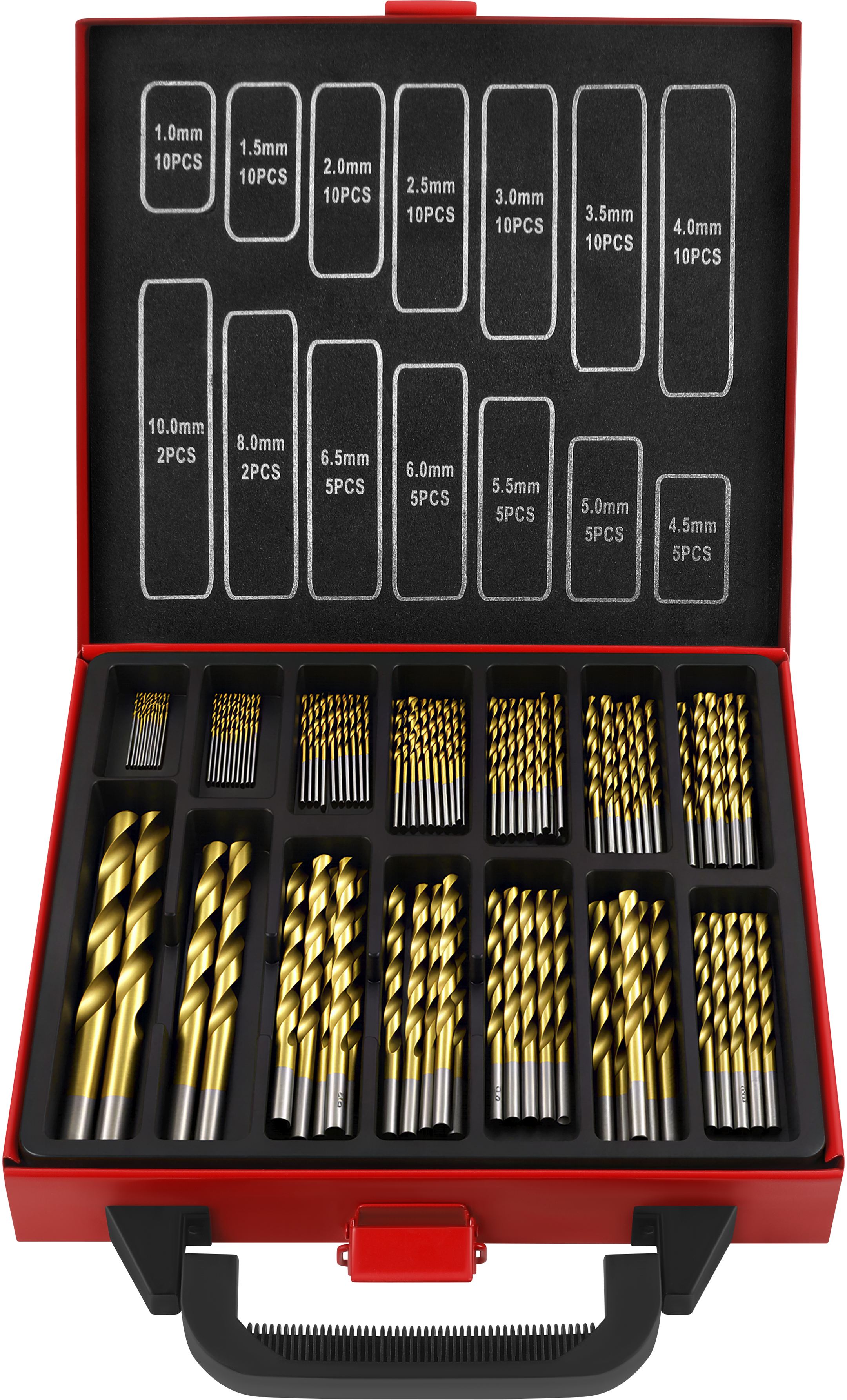 Sada vrtáků do kovu 1–10 mm, 99 ks KD5967