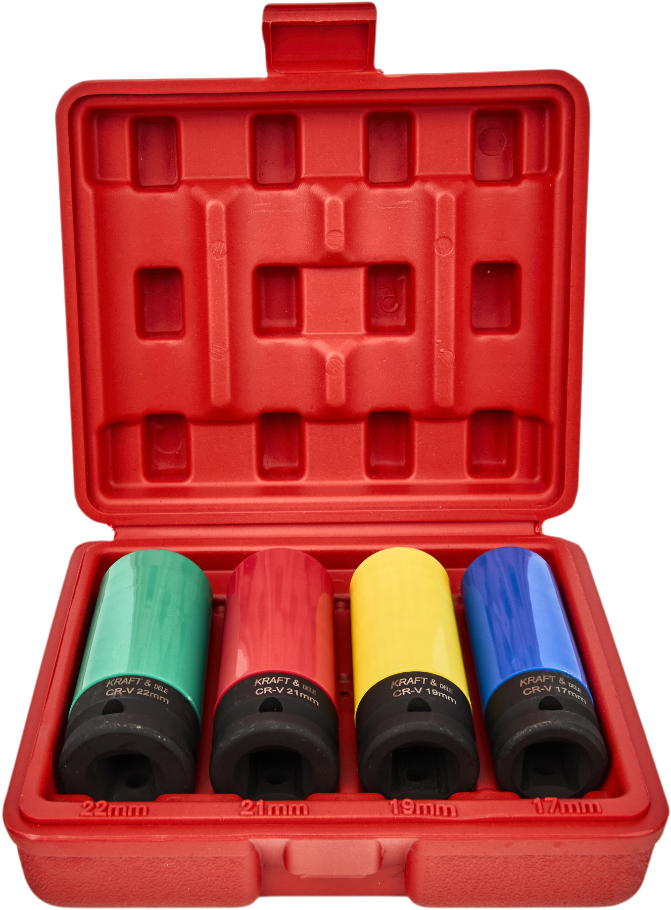 Sada rázových hlavic 1/2", 4 ks KD11751
