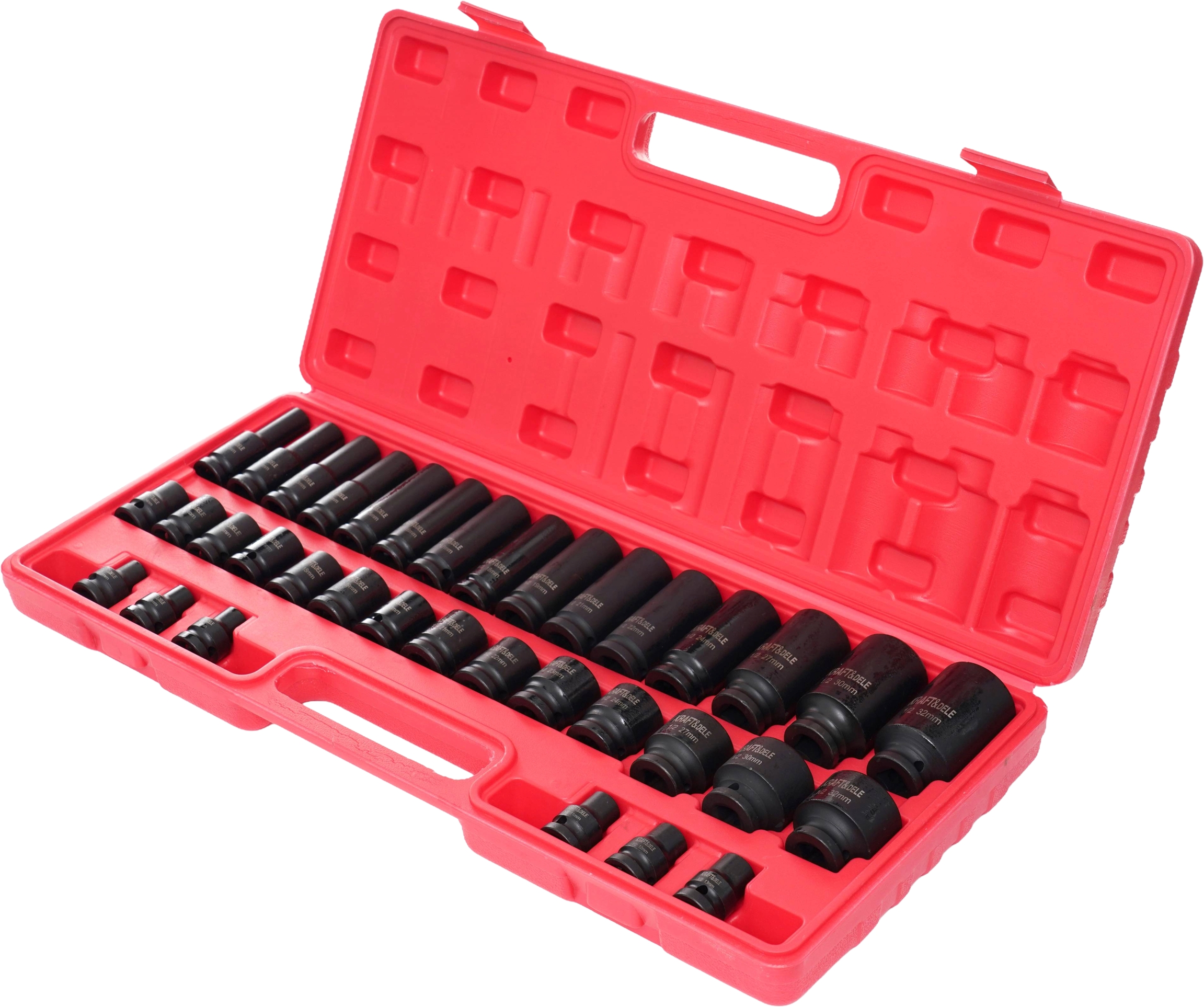 Sada rázových hlavic 1/2", 35 ks KD11757