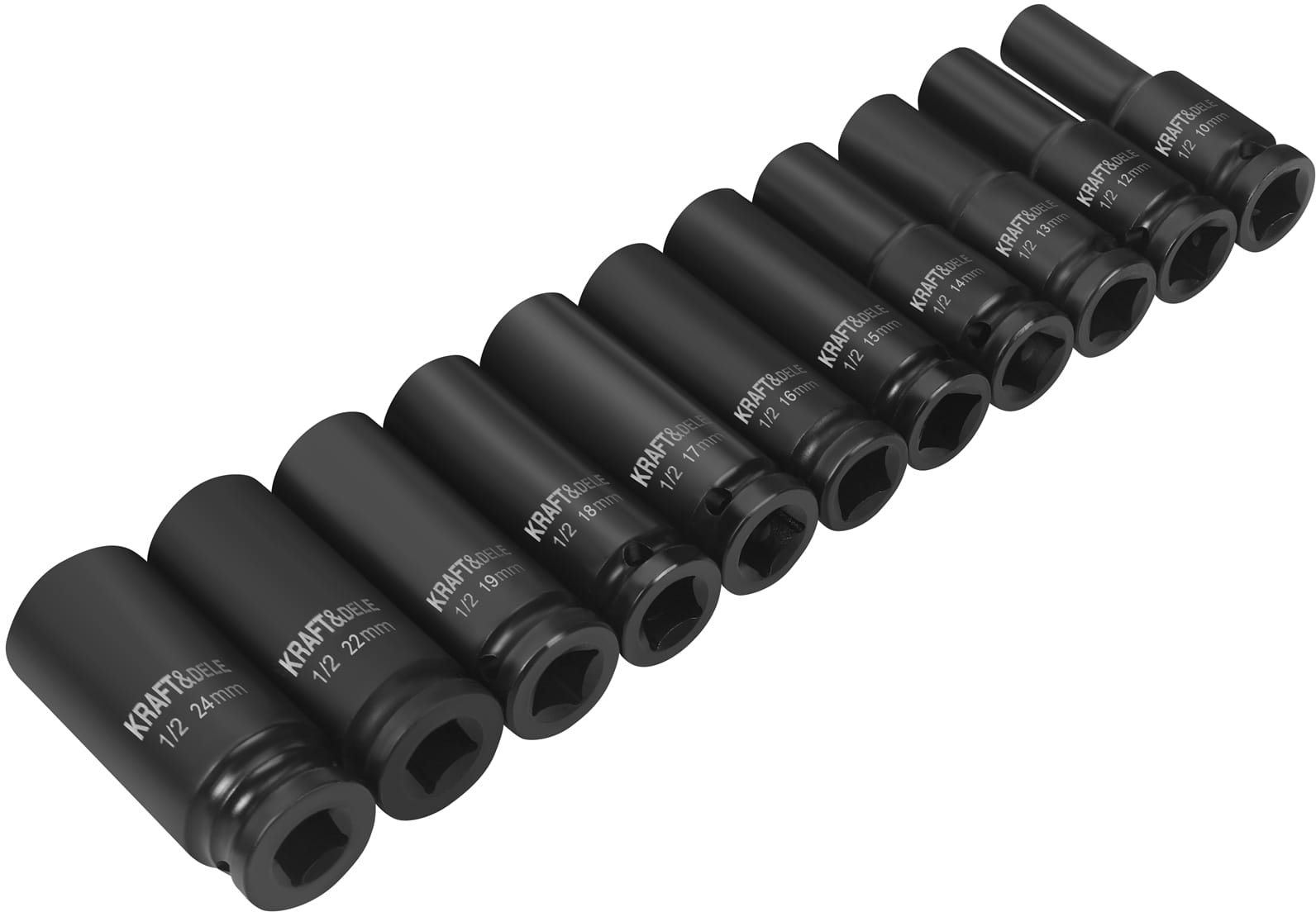 Sada rázových hlavic 1/2", 11 ks KD11869