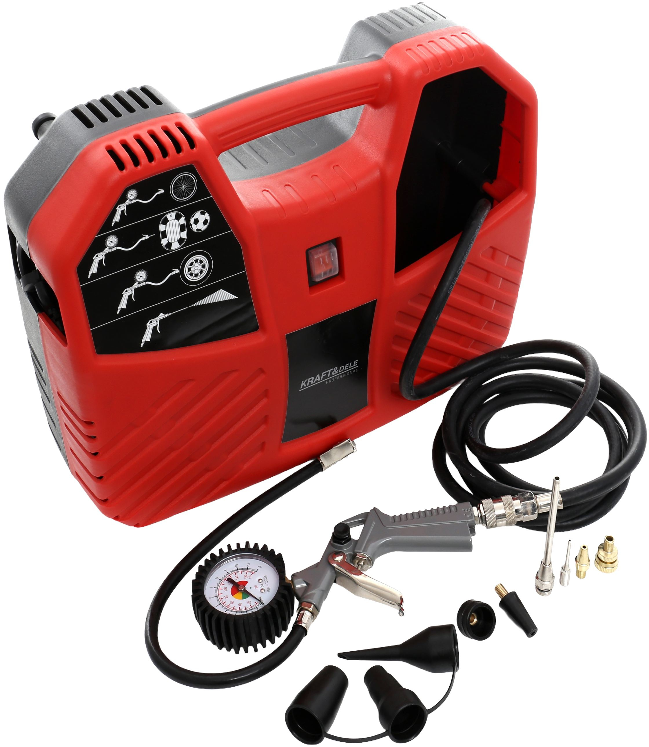 KRAFT&DELE Bezolejový kompresor 1100 W KD429