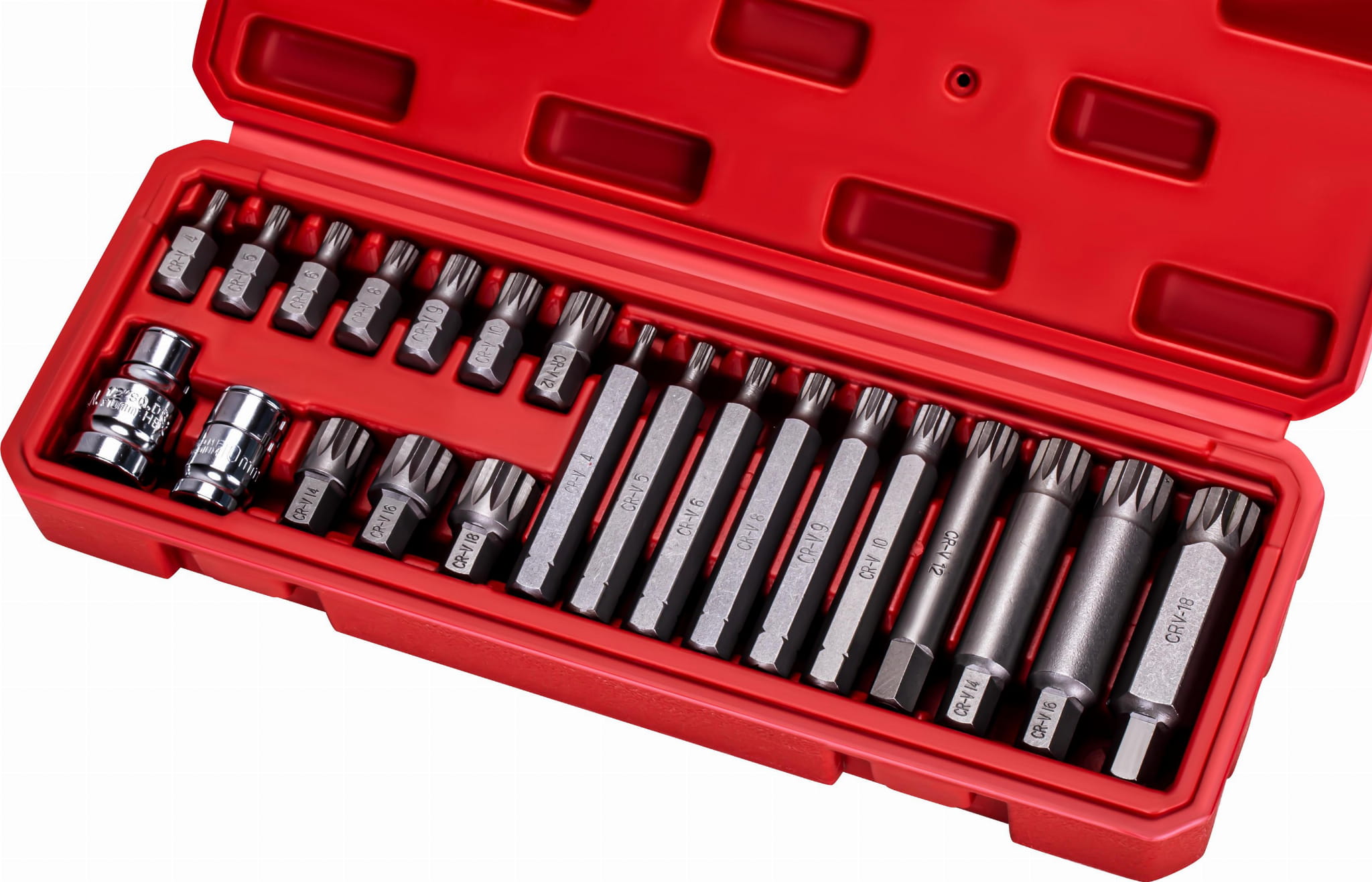 Sada bitů / nástavců M4–M18,22 ks KD10539