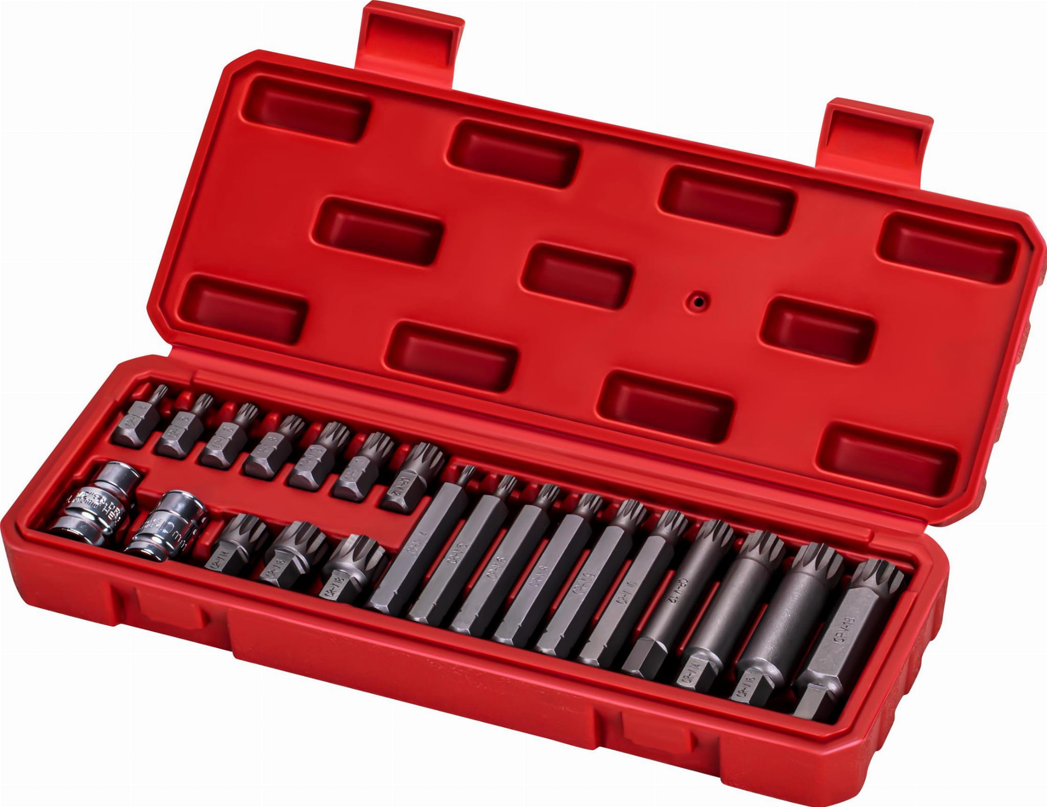 KRAFT&DELE Sada bitů / nástavců M4–M18,22 ks KD10539