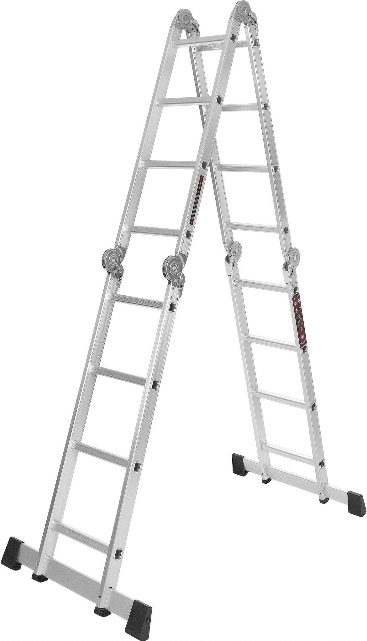KRAFT&DELE Žebřík s plošinou 4 × 4, 460 cm KD4071