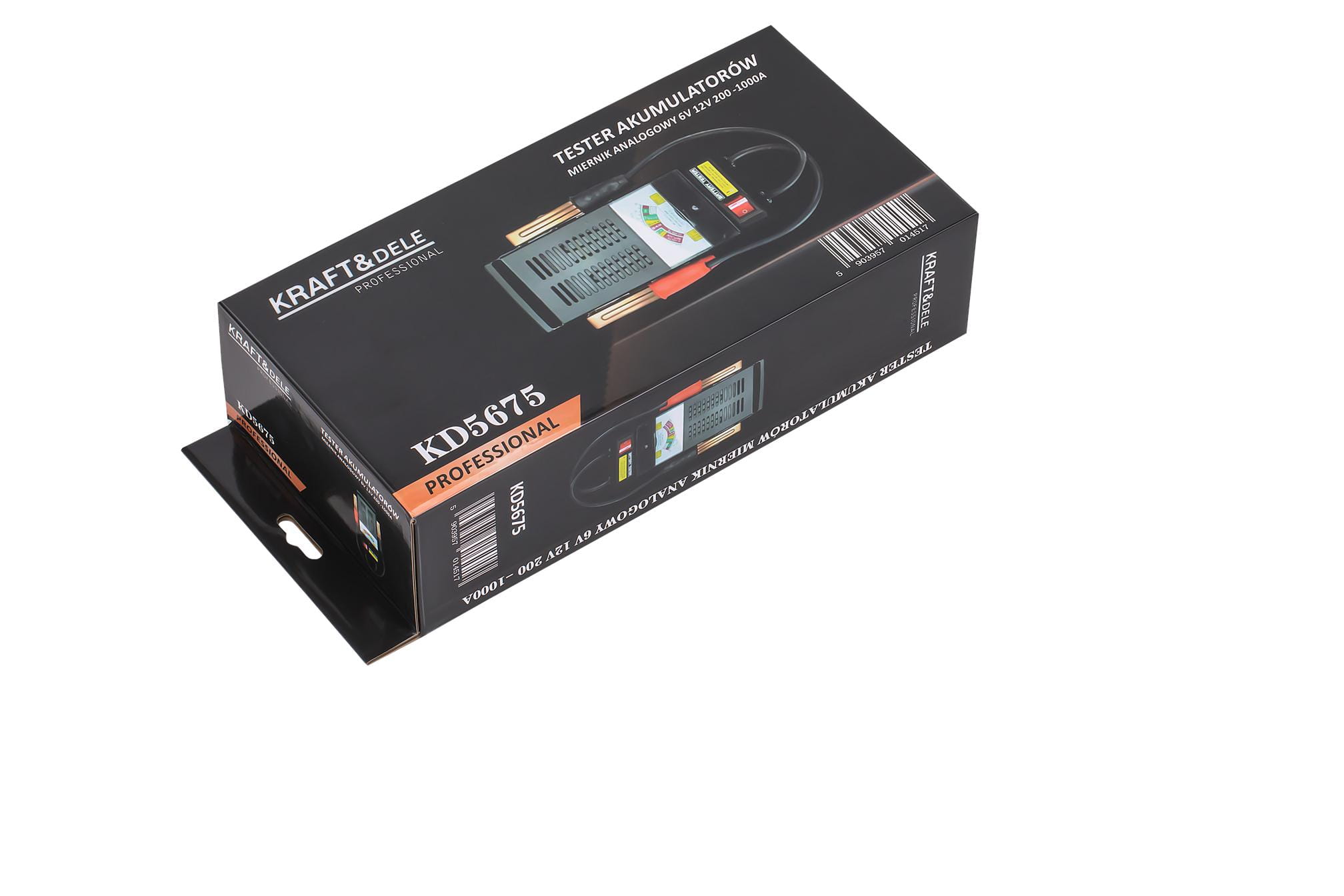 Analogový tester pro kontrolu akumulátorů 6/12 V, 200–1000 A KD5675