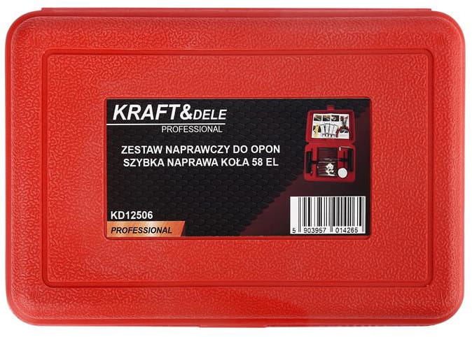 Sada na opravu pneumatik 58 ks KD12506