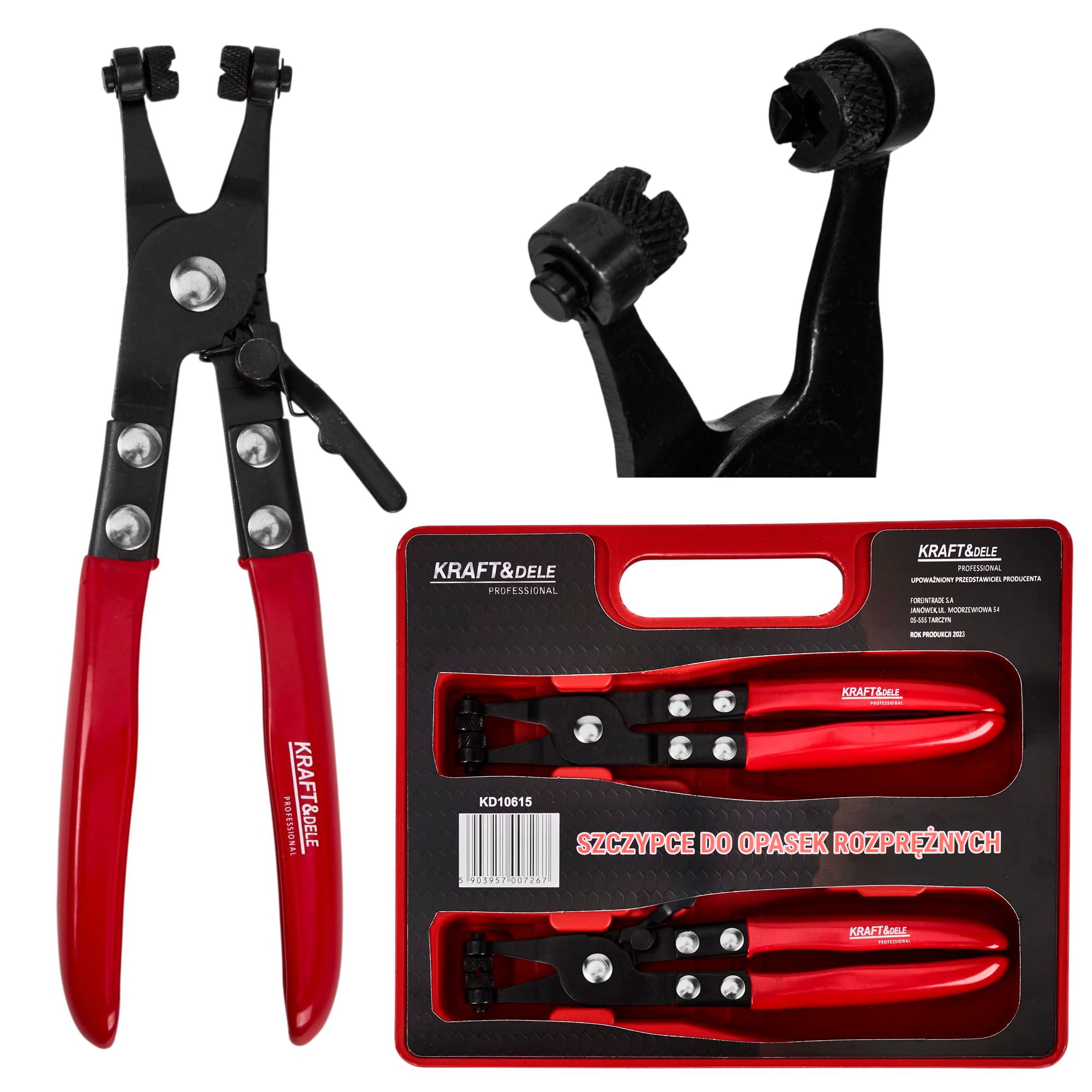 Kleště na expanzní pásky 220 mm KD10615