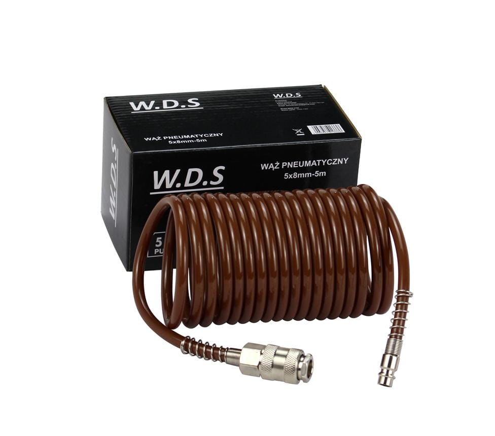 Pneumatická spirálová hadice 5 × 8 mm 5 m WDS2154