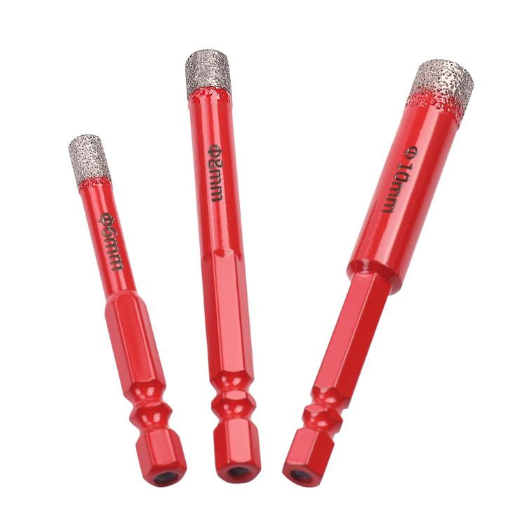 Sada diamantových vrtáků do gresu HEX 6/8/10 mm KD12645