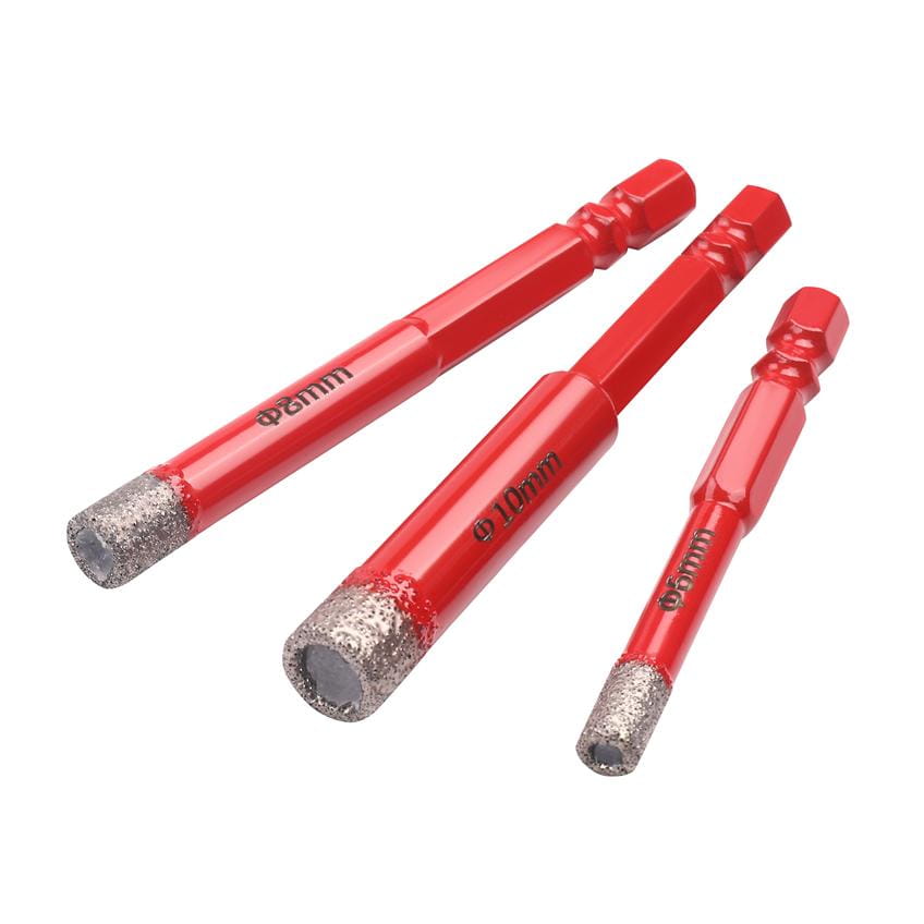 Sada diamantových vrtáků do gresu HEX 6/8/10 mm KD12645