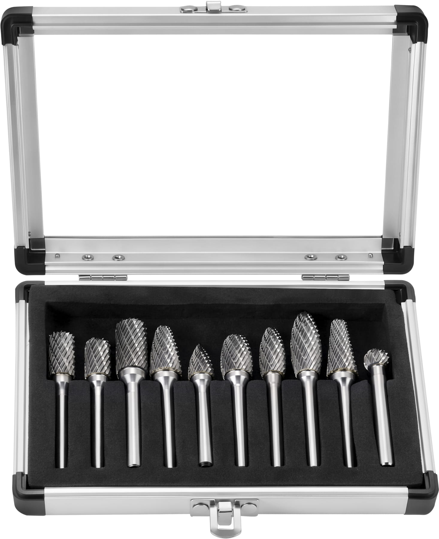 Sada rotačních pilníků do kovu 6 mm 10 ks KD3580