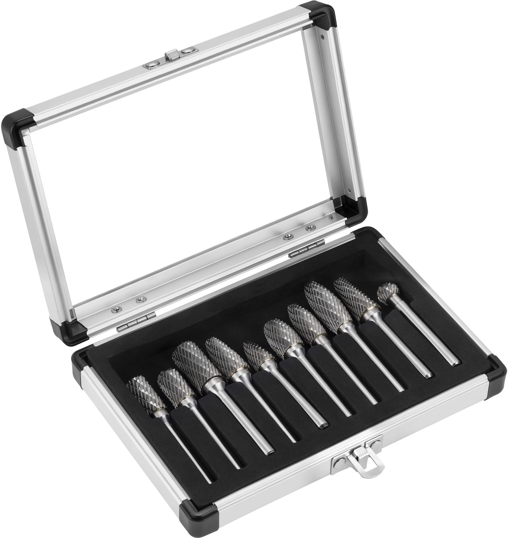 Sada rotačních pilníků do kovu 6 mm 10 ks KD3580