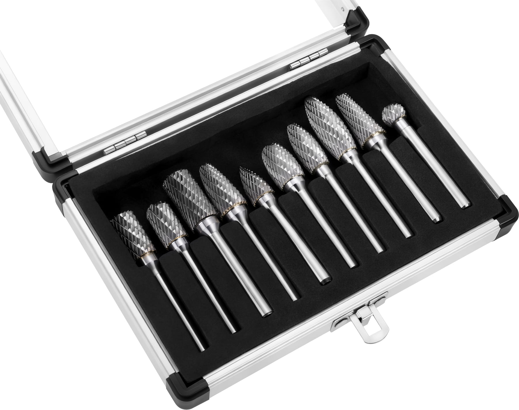 Sada rotačních pilníků do kovu 6 mm 10 ks KD3580