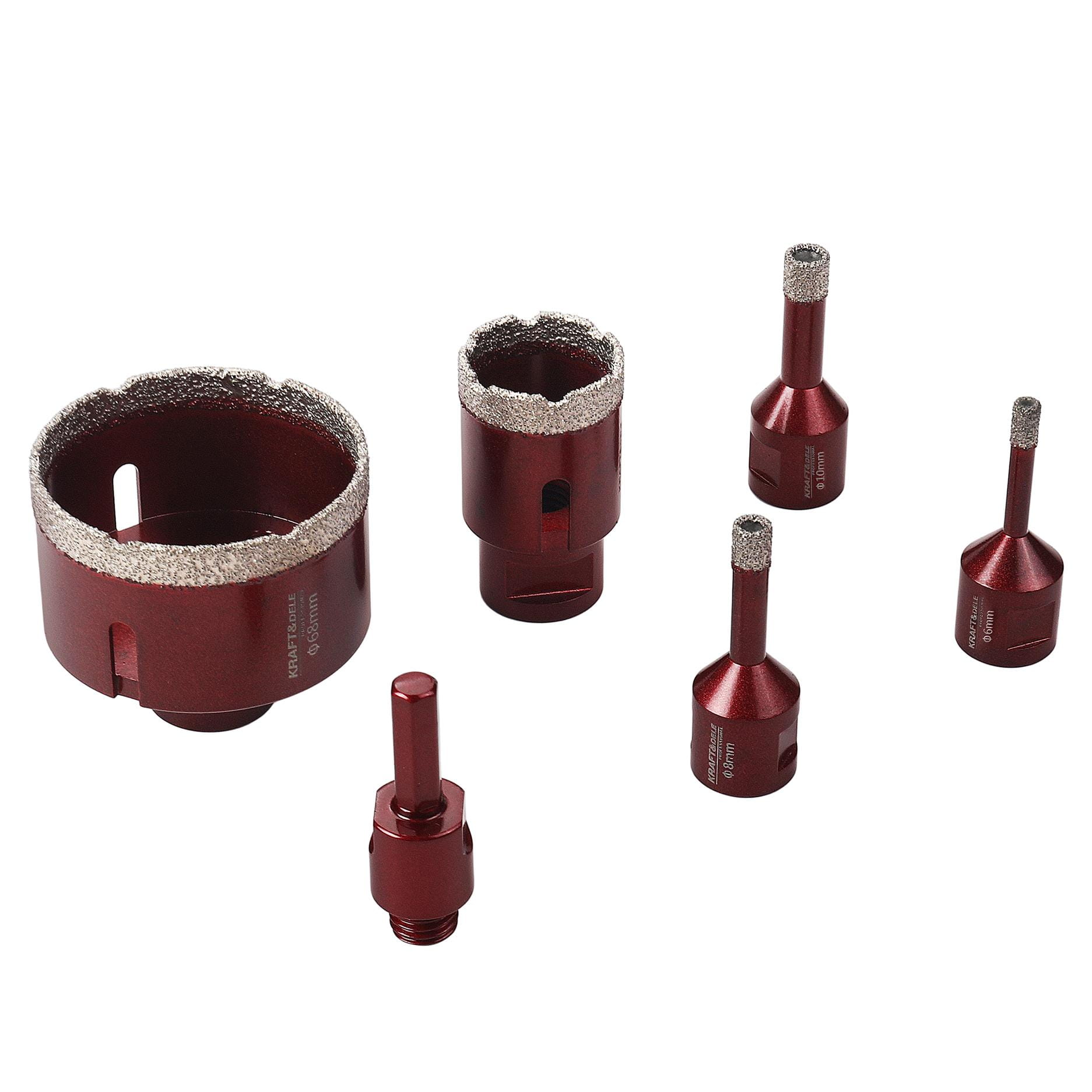 Sada diamantových korunek 6–68 mm v kufříku KD5953