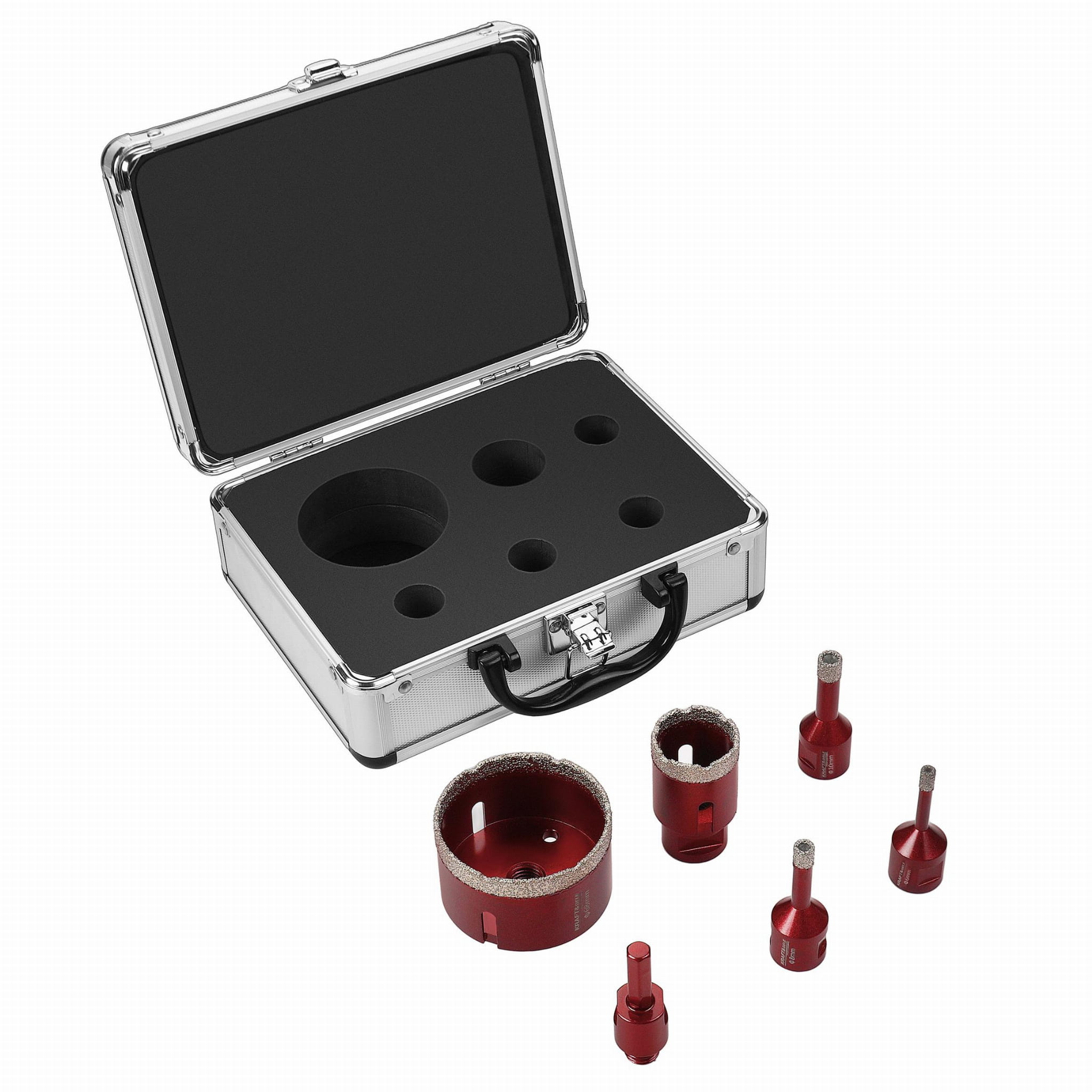 Sada diamantových korunek 6–68 mm v kufříku KD5953