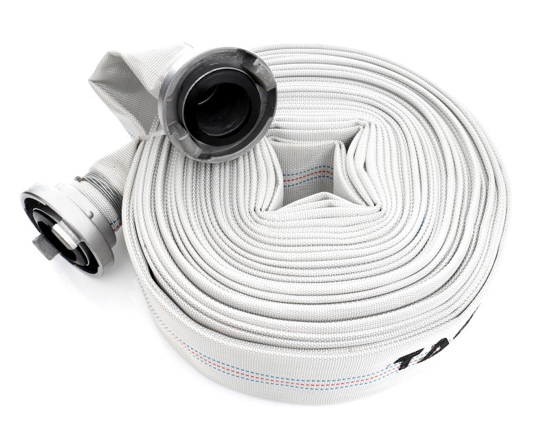 Požární hadice 2" × 30 m pro vodu a kaly, PU/PVC