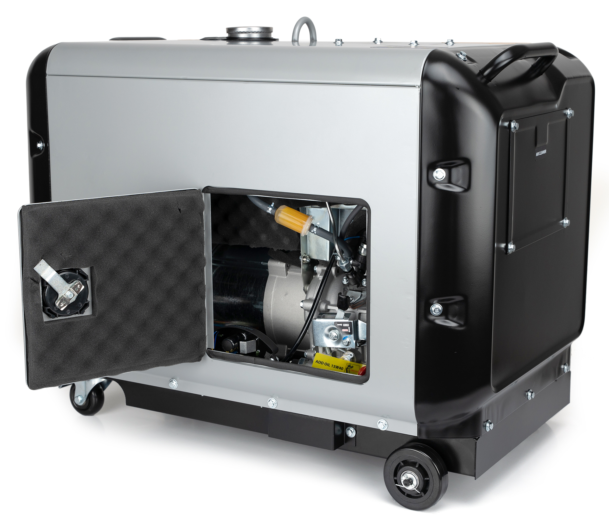 Odhlučněný dieselový generátor TAGRED 10 300 W, 230/400 V, 14 HP, AVR
