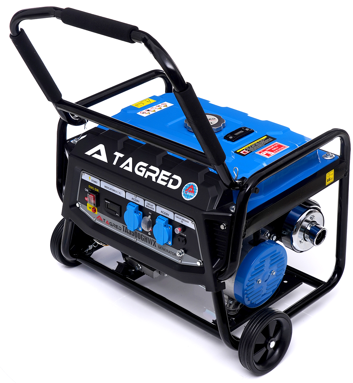 Benzínový generátor TAGRED 3500 W s AVR, mobilní provedení