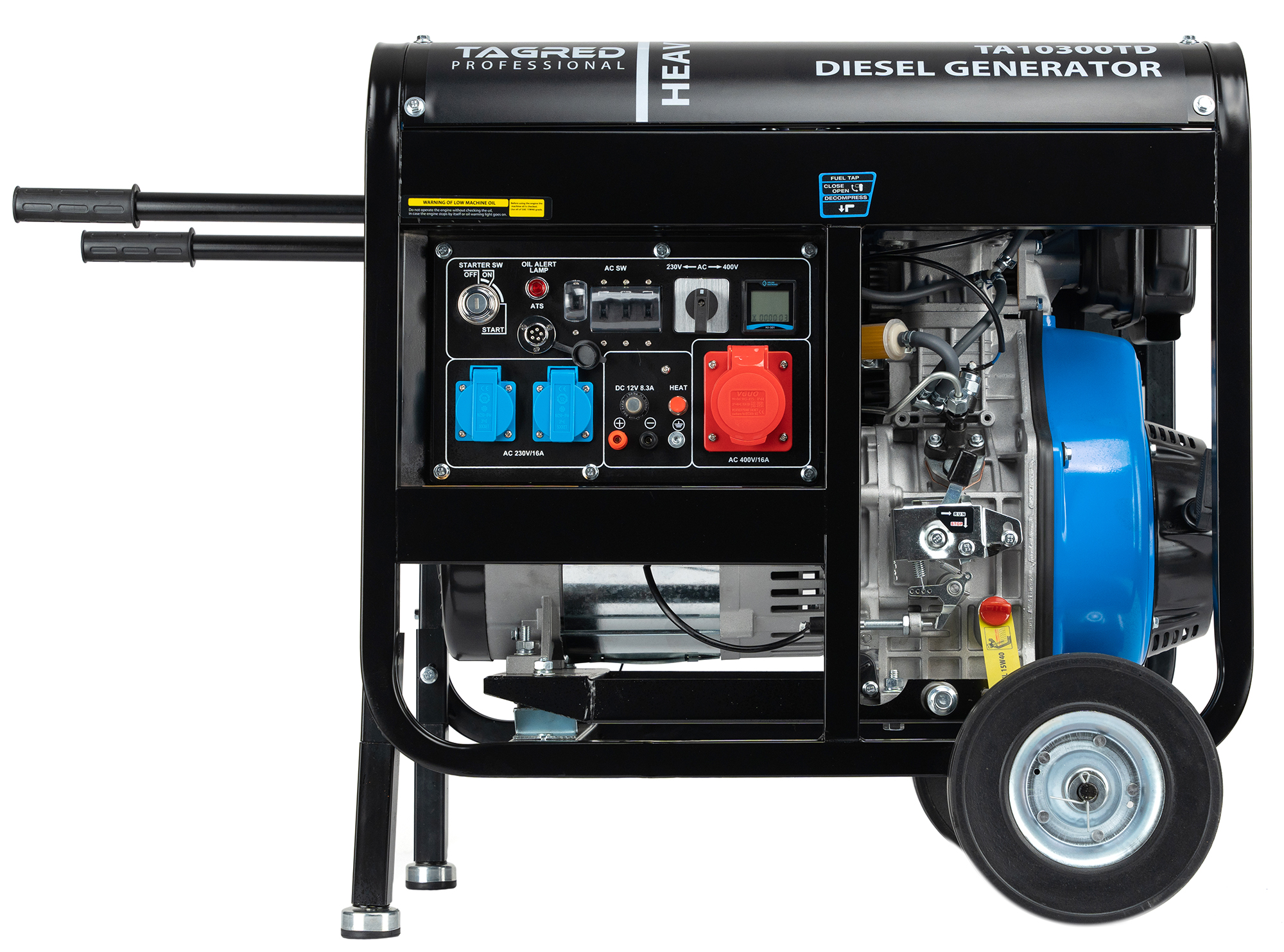 Dieselový generátor TAGRED 7 000 W, 230/400 V, 14 HP, AVR