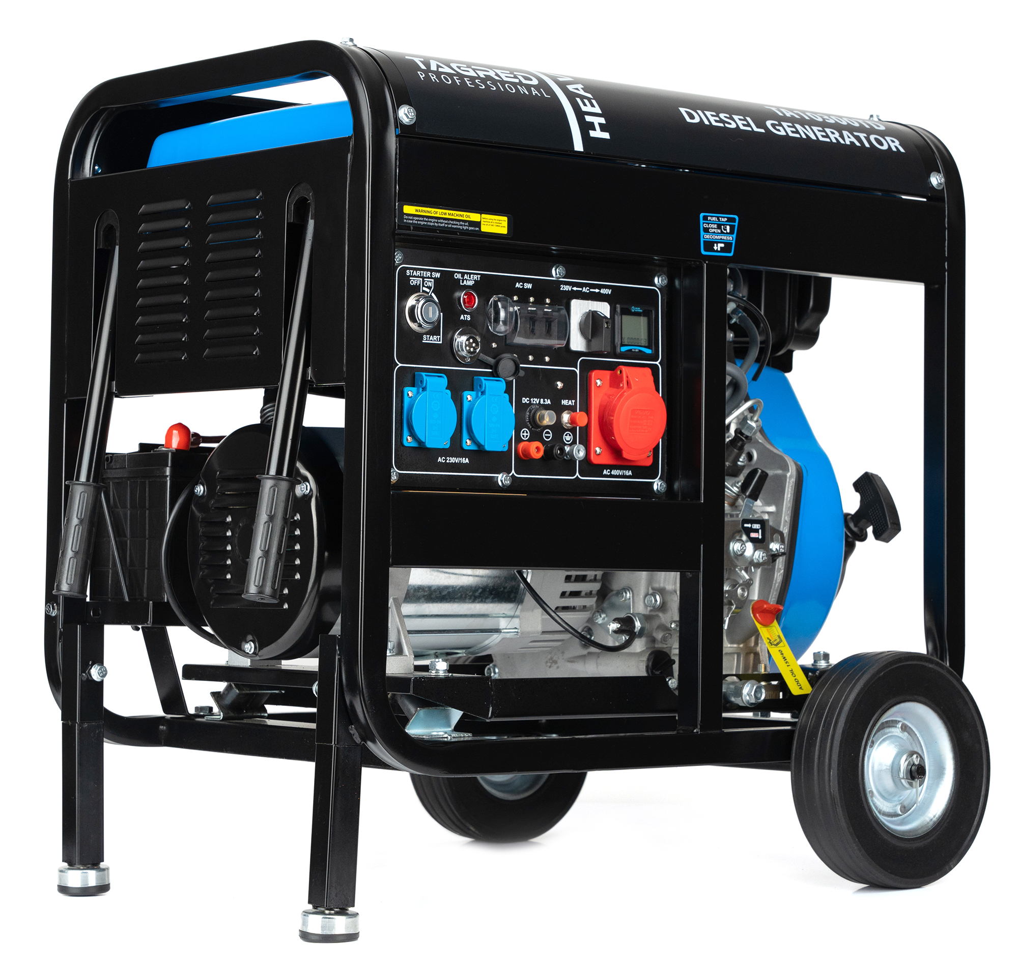 Dieselový generátor TAGRED 7 000 W, 230/400 V, 14 HP, AVR