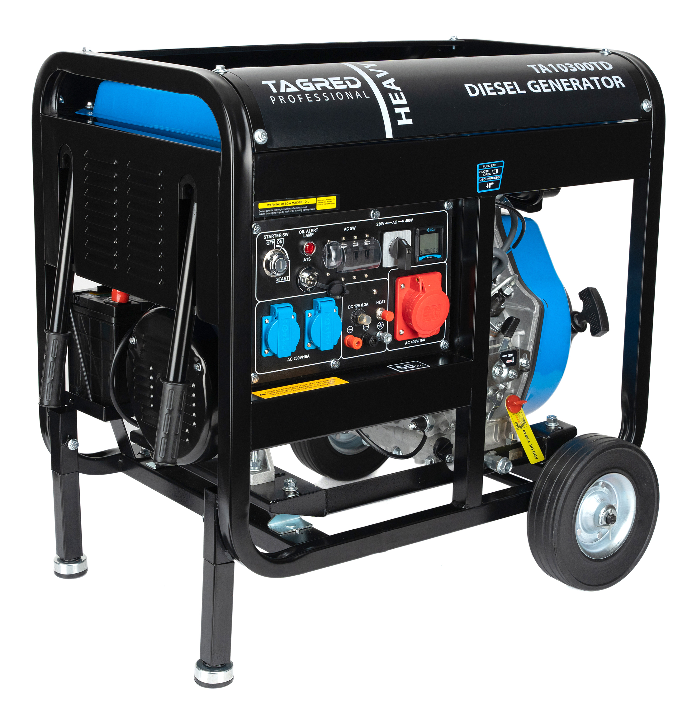 Dieselový generátor TAGRED 7 000 W, 230/400 V, 14 HP, AVR