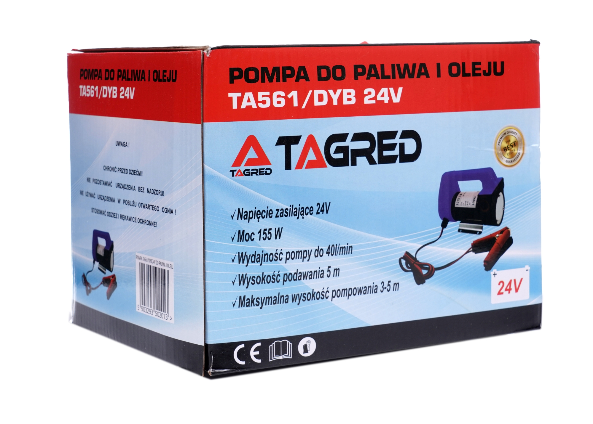 Čerpadlo pro přečerpávání nafty a topného oleje 24 V