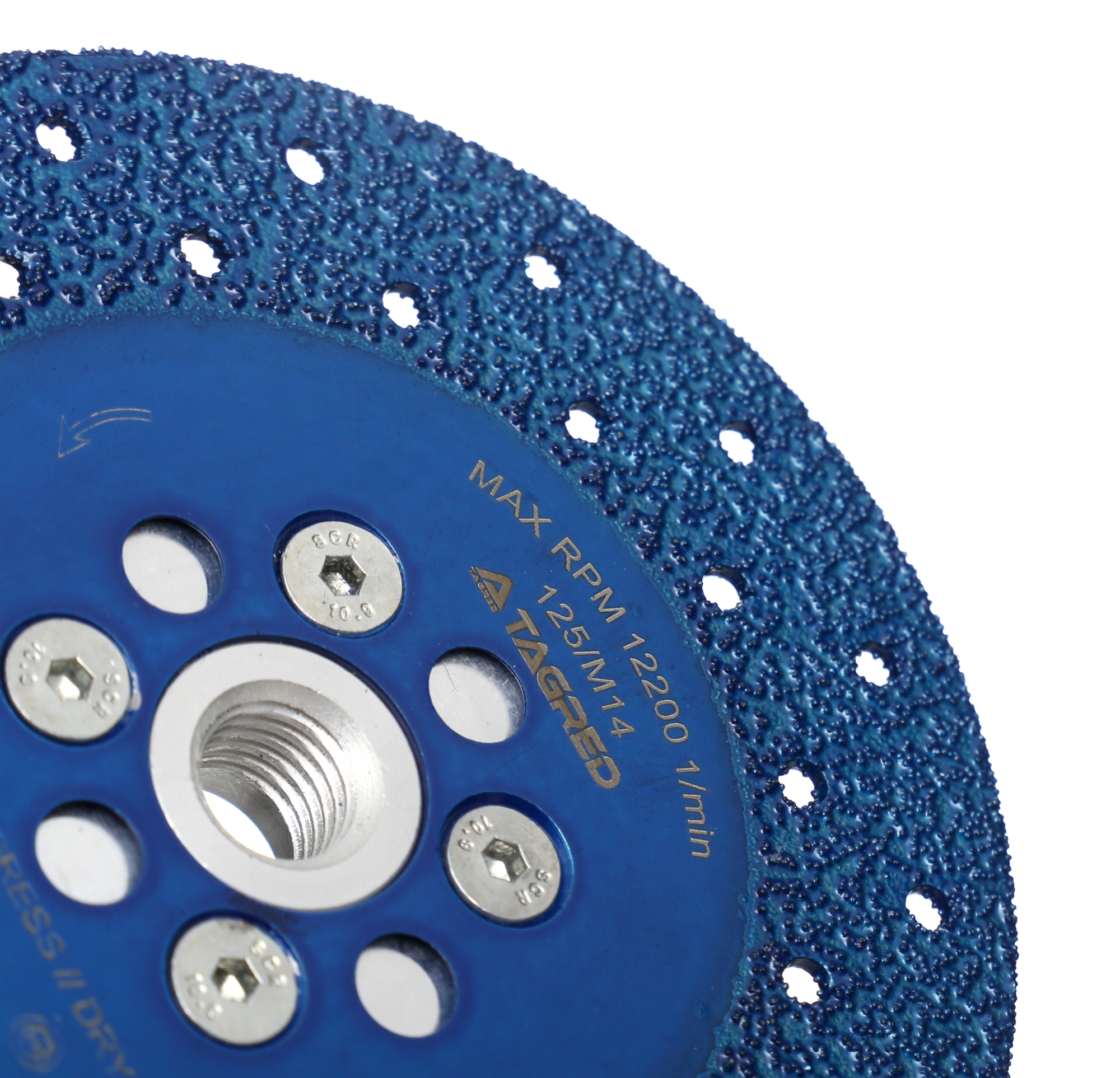 Diamantový kotouč 2 v 1 pro řezání a broušení dlažby 125 mm, M14