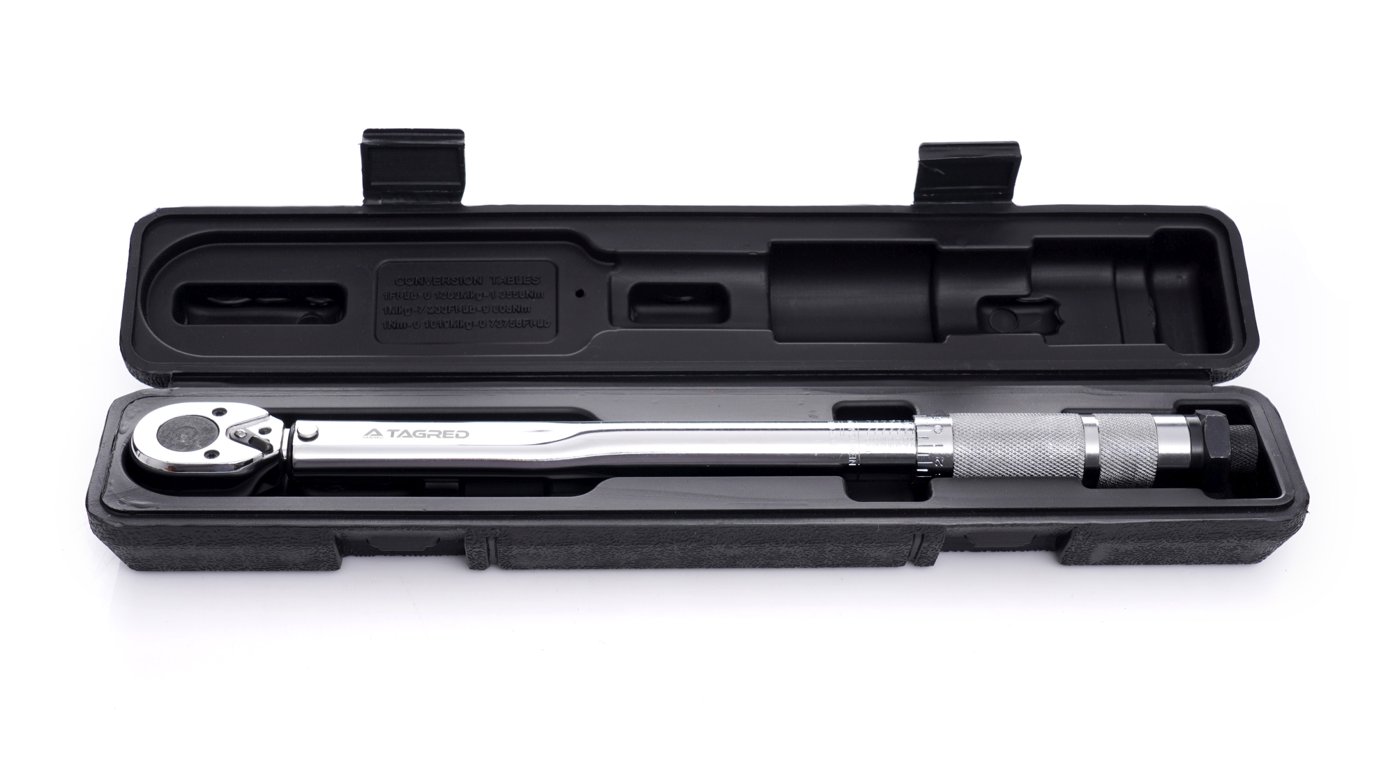 Momentový klíč 3/8" 19 – 110 Nm s aretací a kalibračním certifikátem