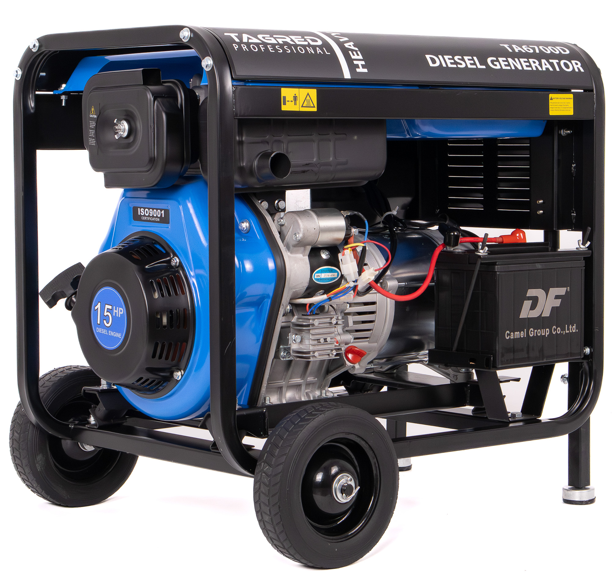 Dieselový generátor TAGRED 7300 W, 2 × 230 V, 10 HP, ATS